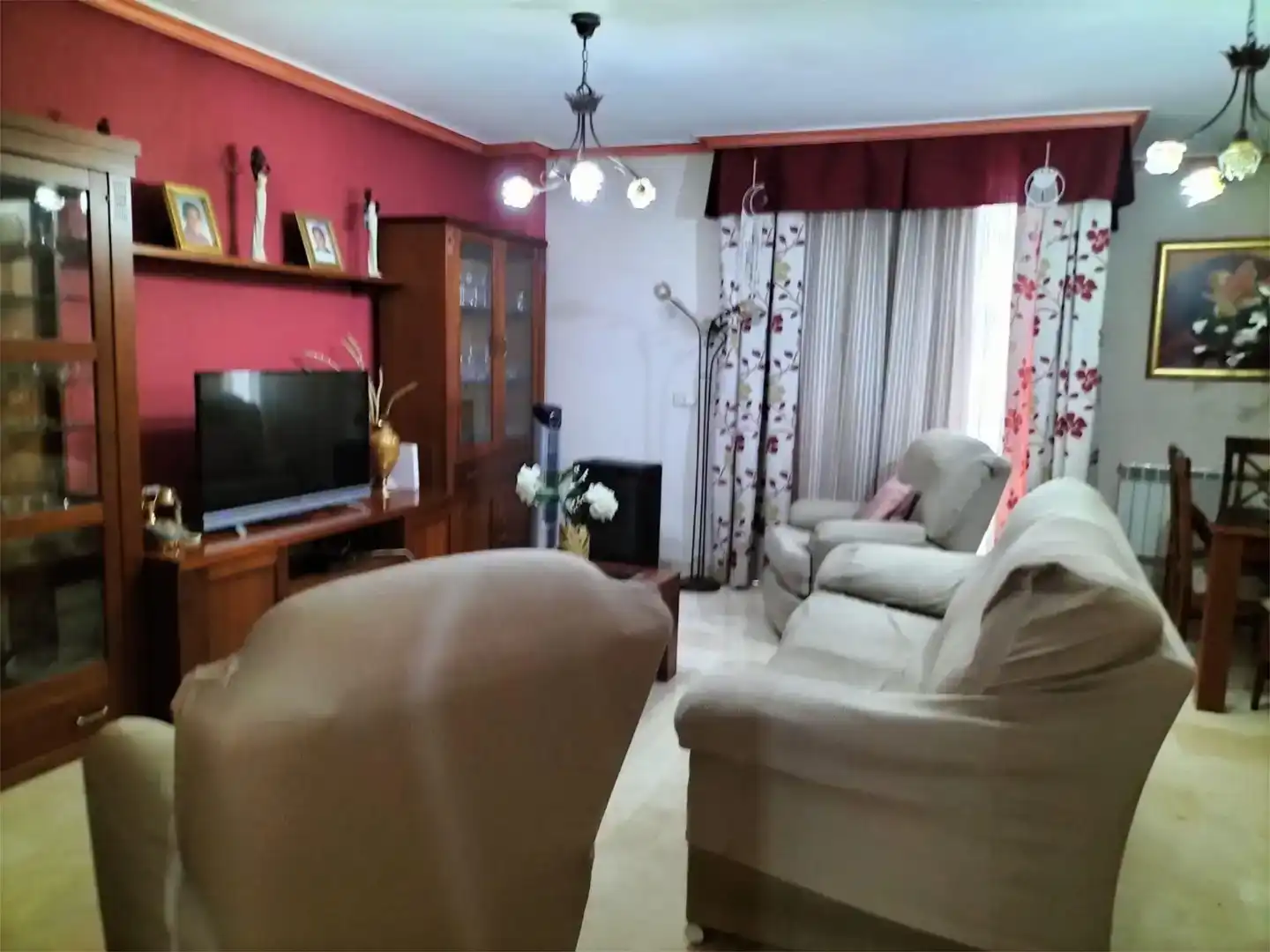 Sala de estar de Piso en venta en Fuensanta de Martos con Aire acondicionado, Trastero y Amueblado