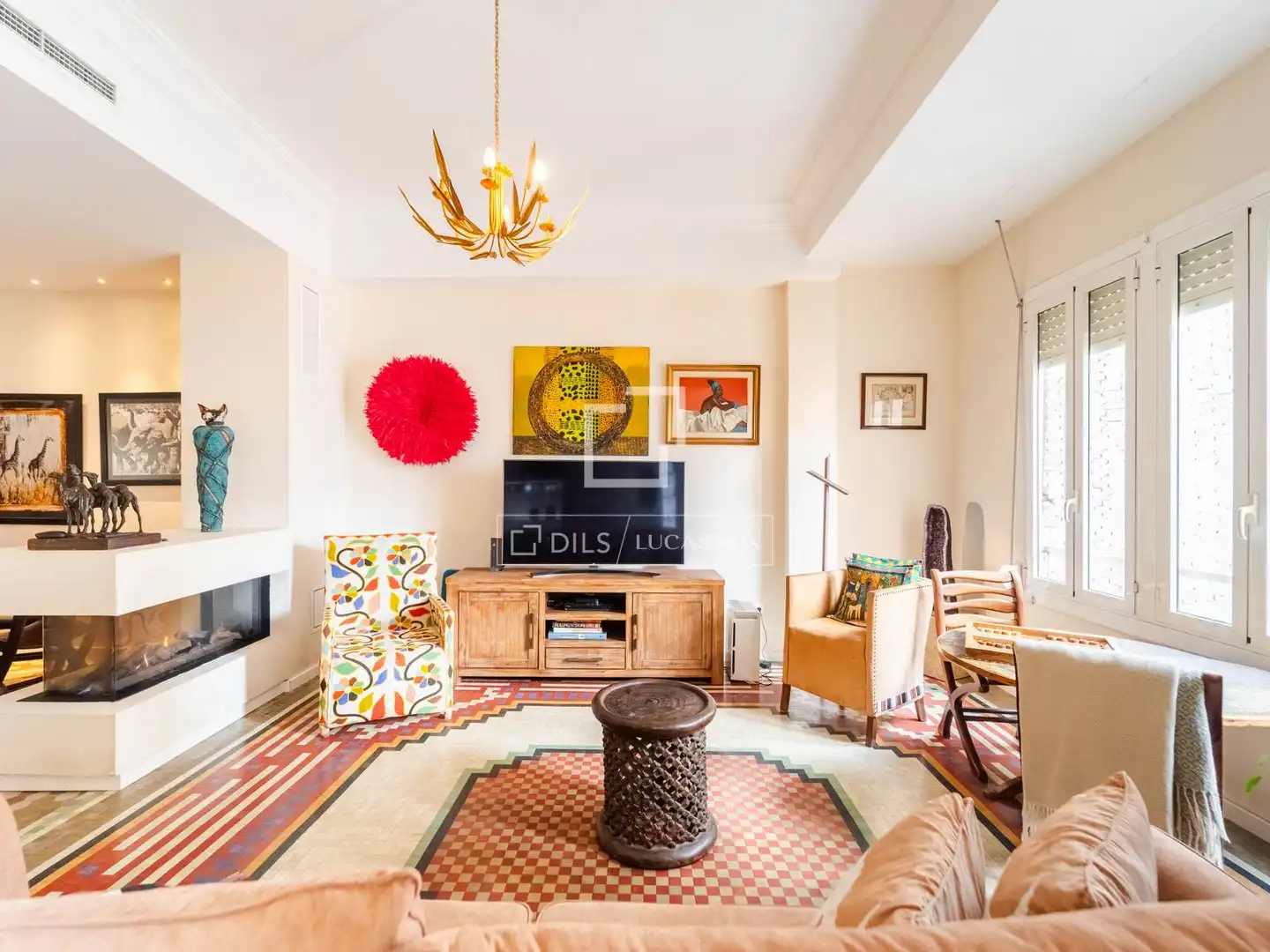 Sala de estar de Piso en venta en L'Eixample