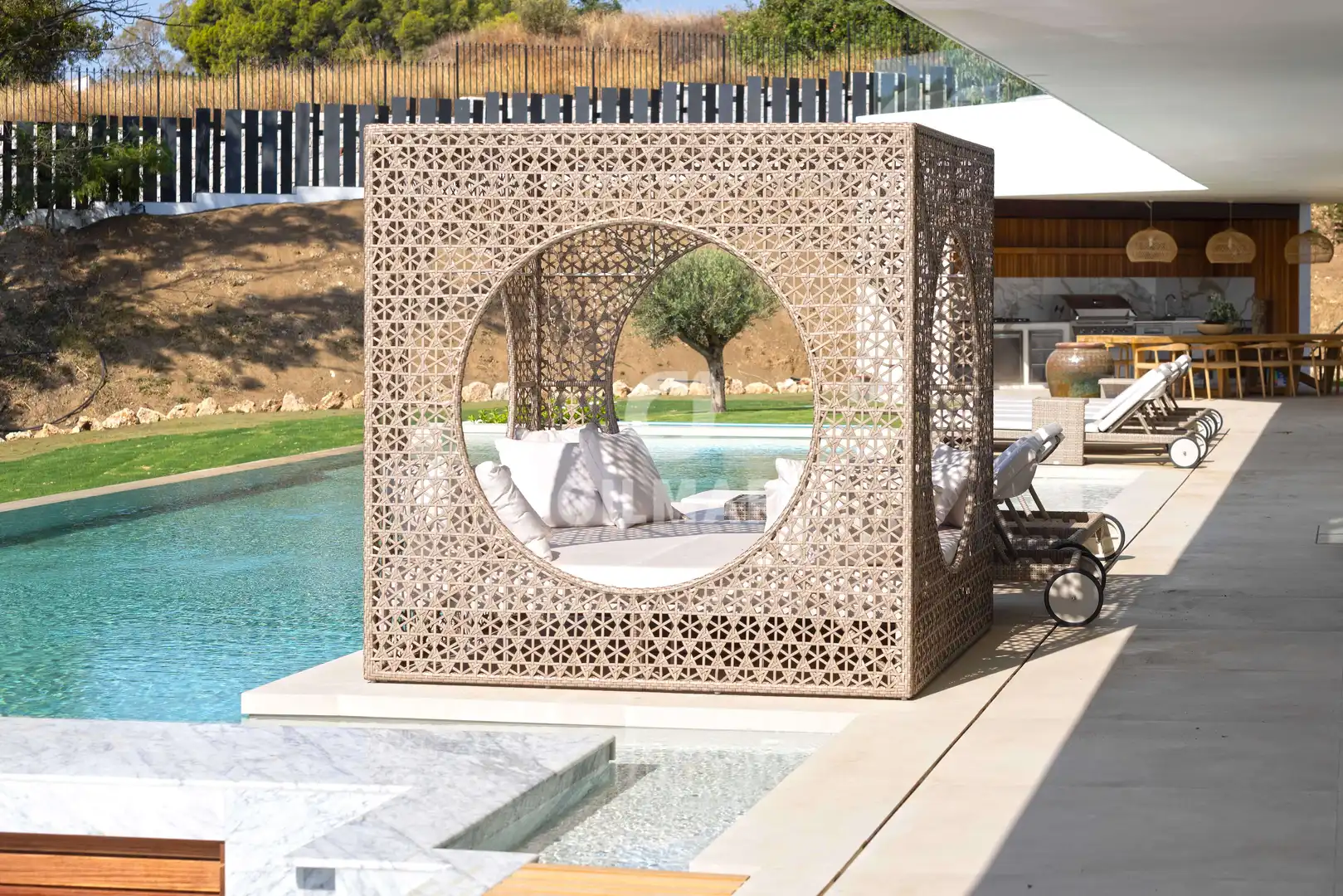 Garden of Houses for sale in Benalmádena  with Heating, Private garden and Swimming Pool