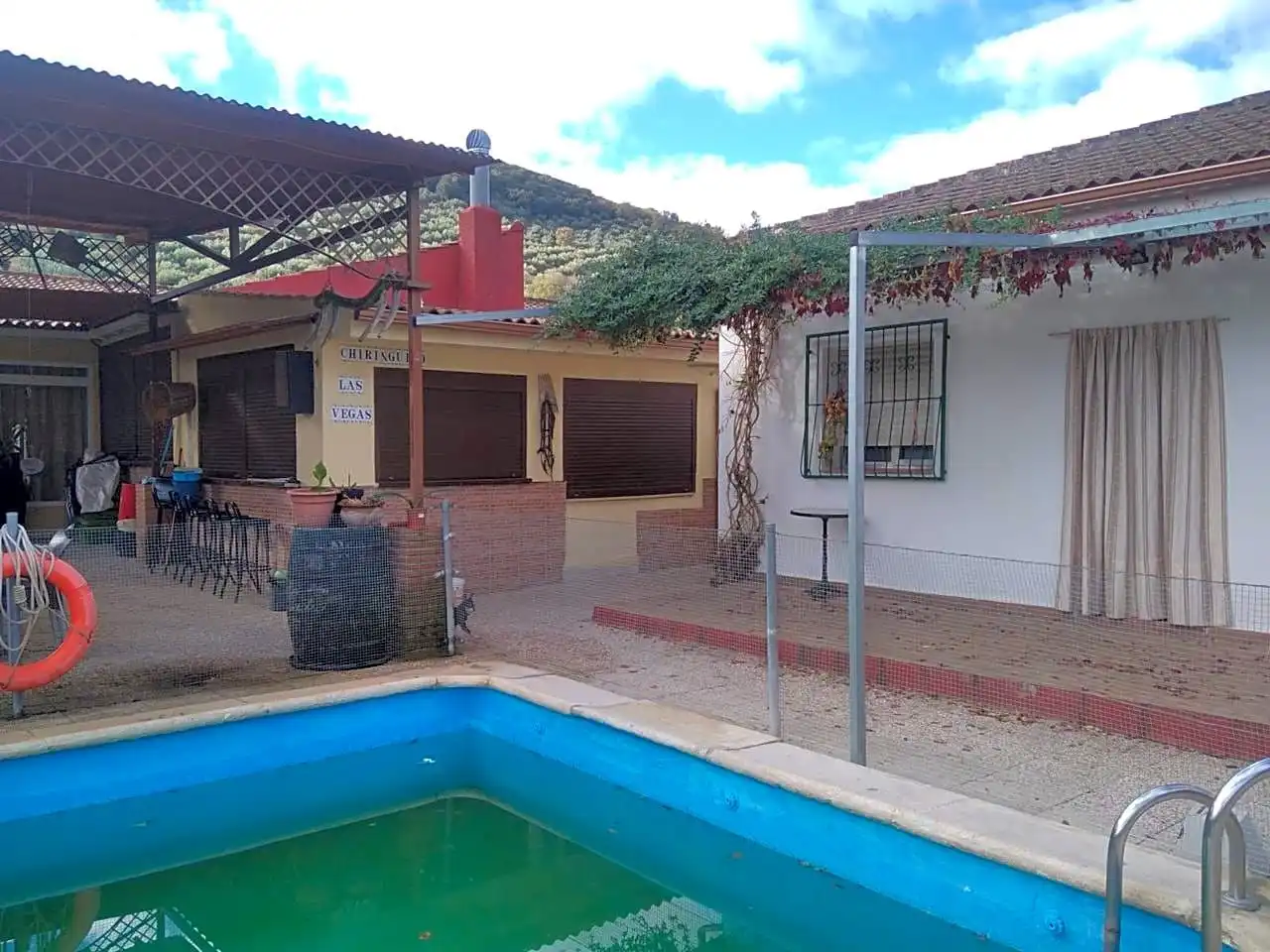 Piscina de Finca rústica en venta en Benalúa de las Villas con Jardín privado, Terraza y Trastero