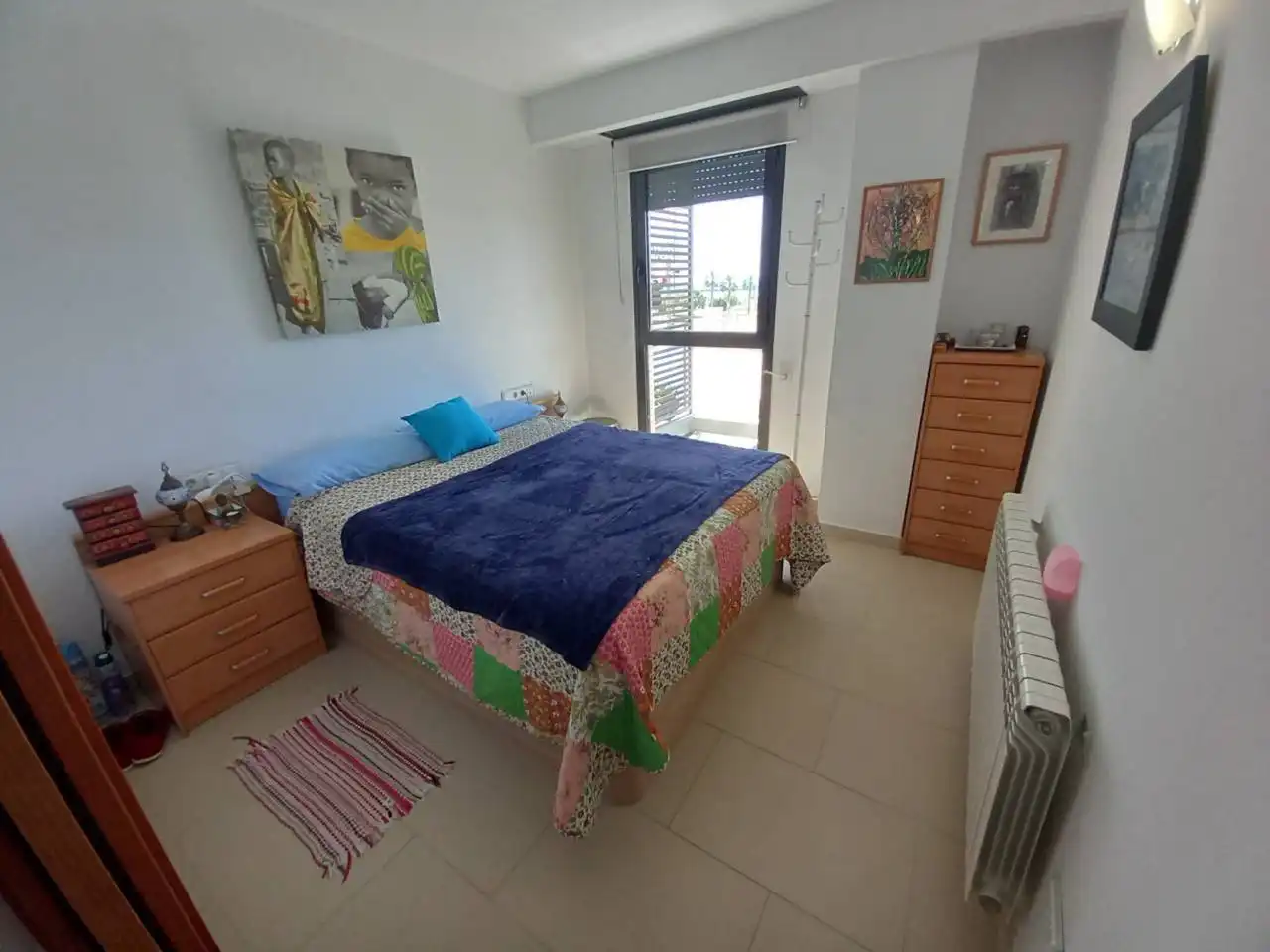 Schlafzimmer von Wohnung zur Miete in Cubelles mit Klimaanlage, Heizung und Terrasse