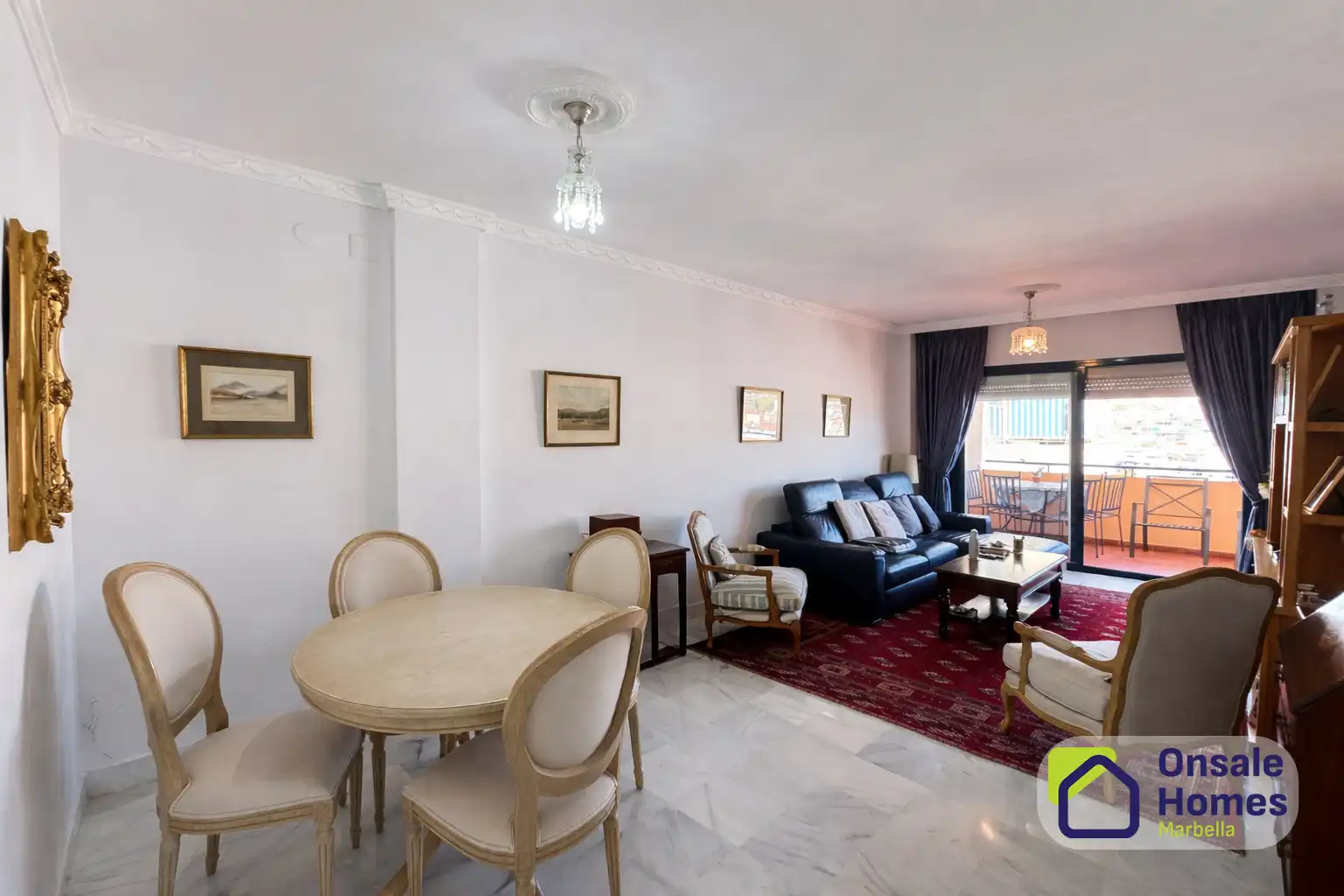 Esszimmer von Wohnung zum Verkauf in Marbella mit Abstellraum und Balkon