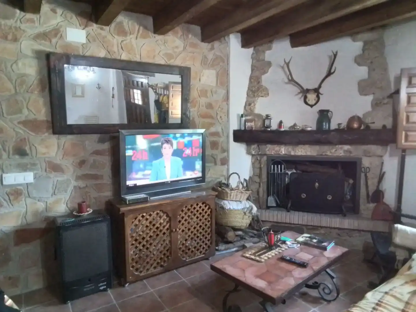 Living room of Flat for sale in Orcera  with Storage room and Furnished