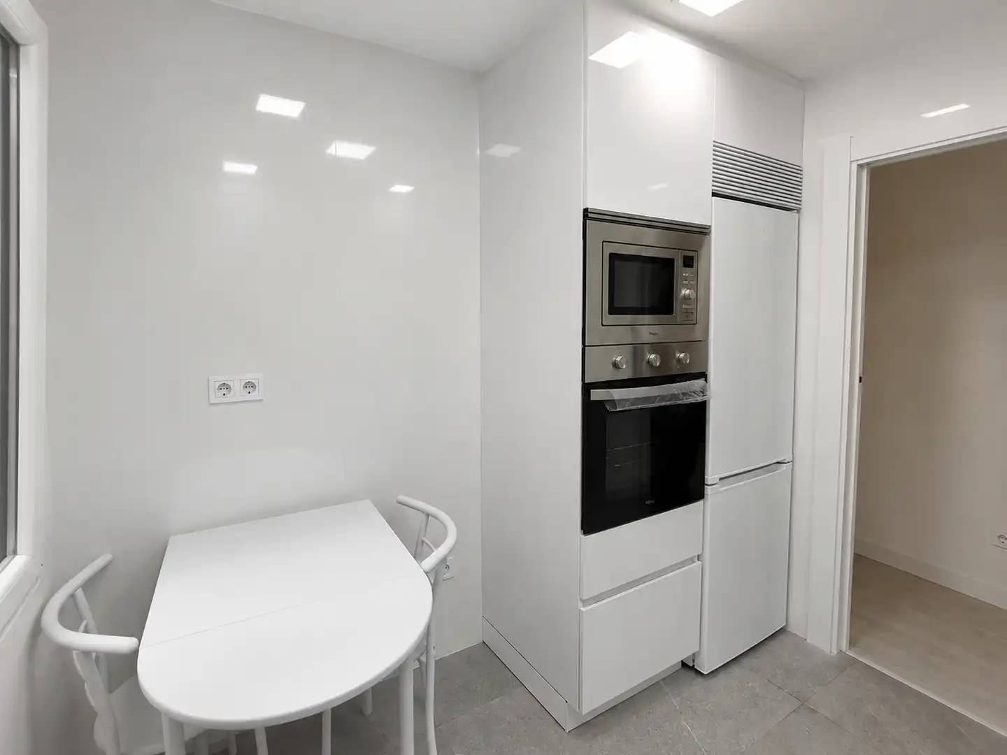 Kitchen of Flat for rent in Santander  with Heating, Terrace and Oven
