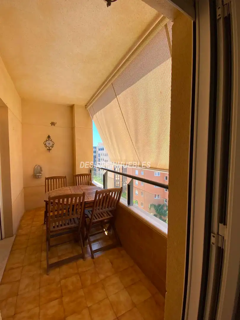 Terrace of Flat for rent in Valencia  with Air Conditioner, Heating and Terrace