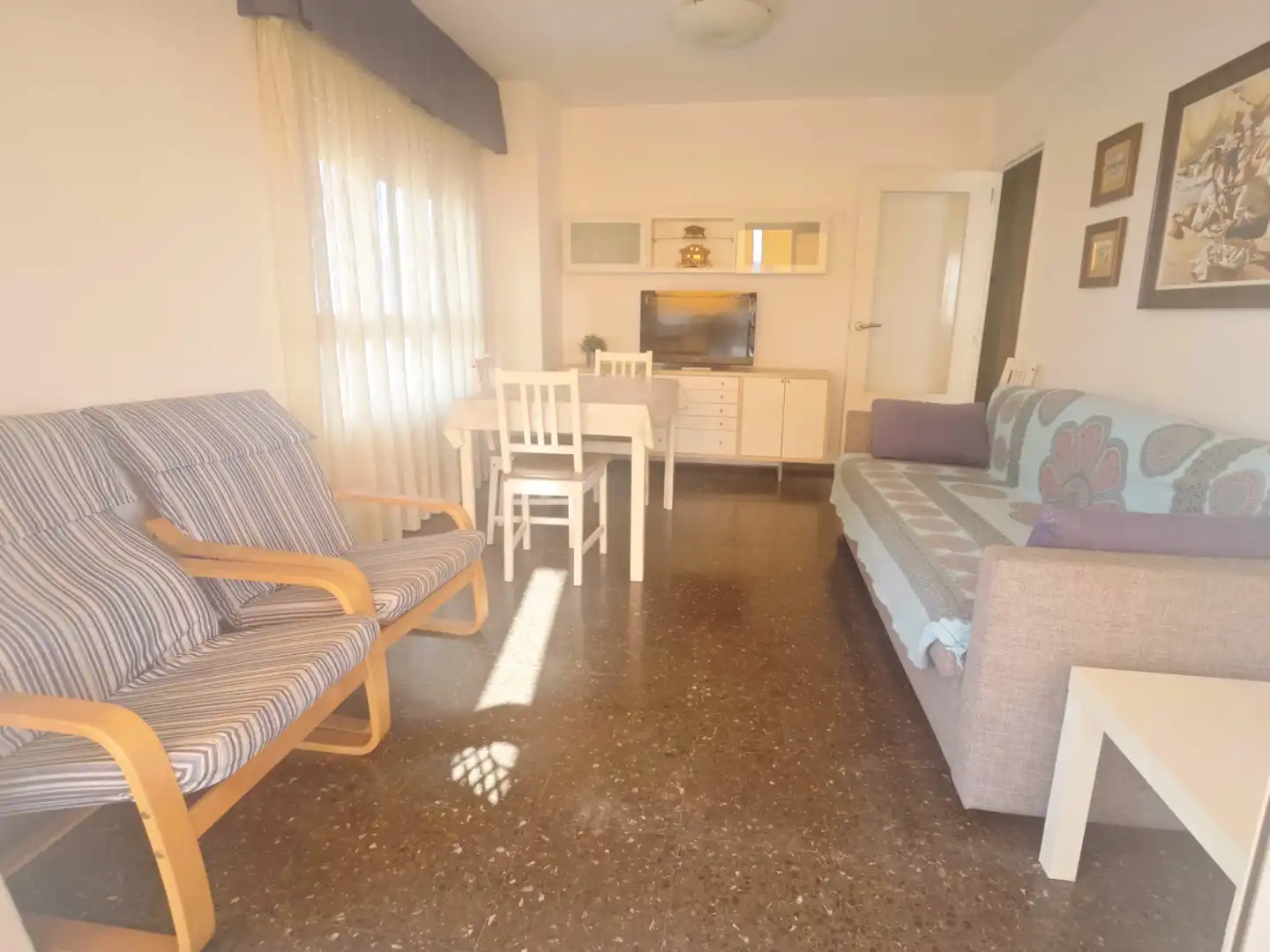 Living room of Apartments for sale in Benicasim / Benicàssim  with Private garden, Terrace and Community pool