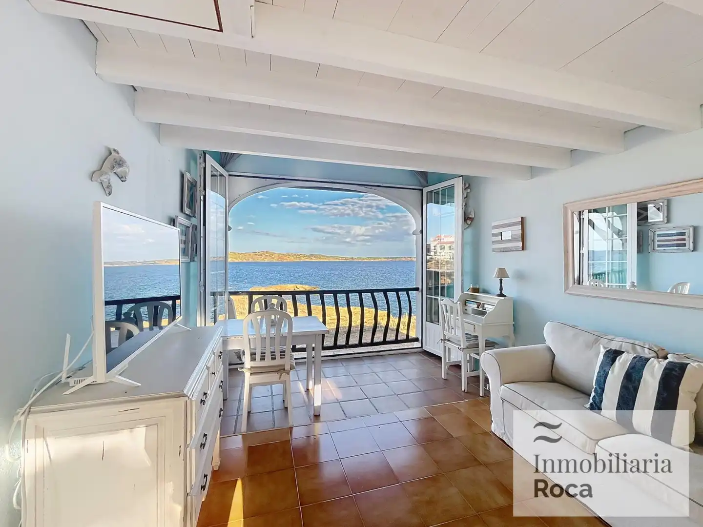 Terraza de Apartamento de alquiler en Es Mercadal con Amueblado y Balcón