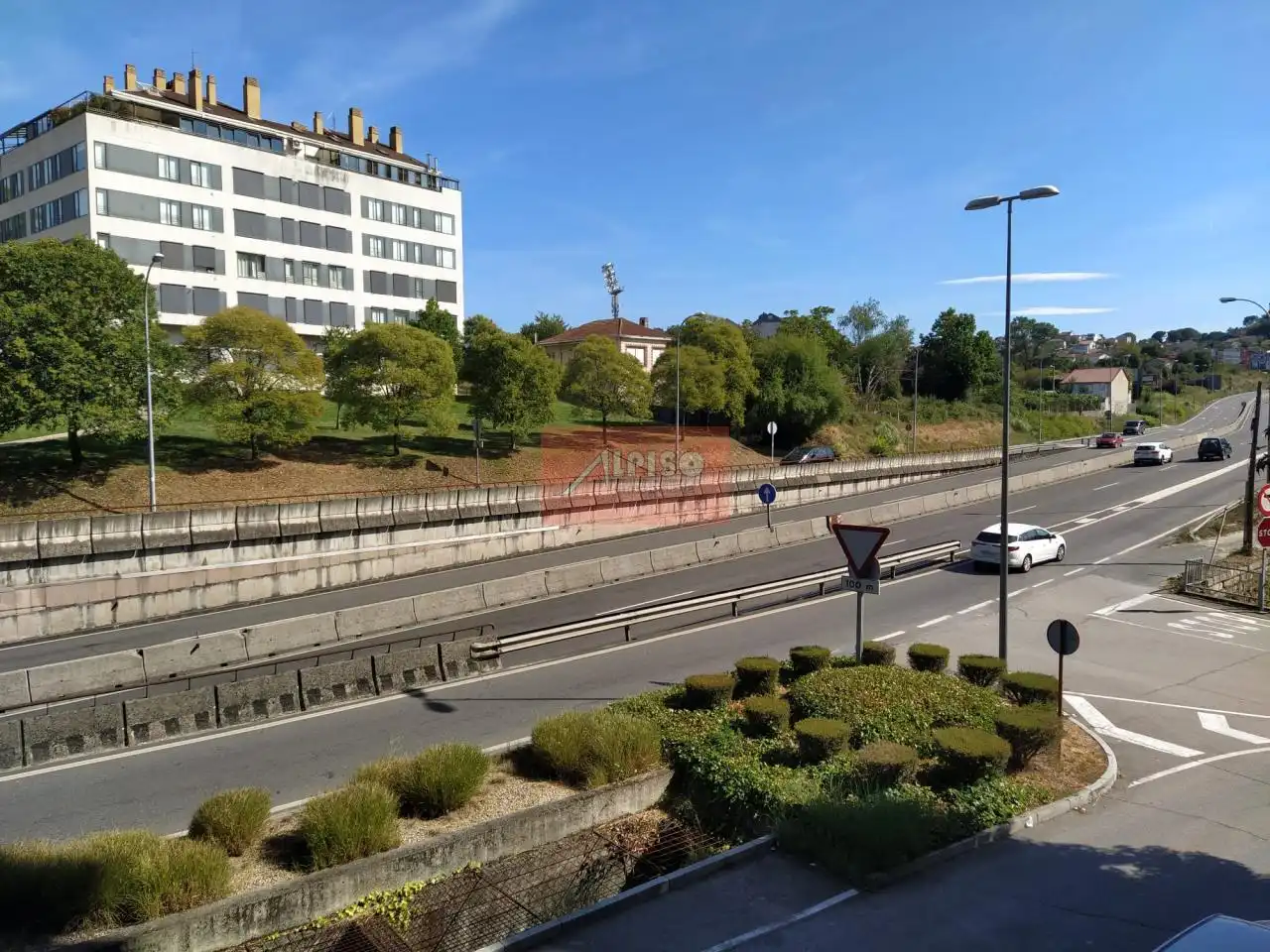 Exterior view of Apartments for rent in Ourense Capital   with Heating, Parquet flooring and Terrace