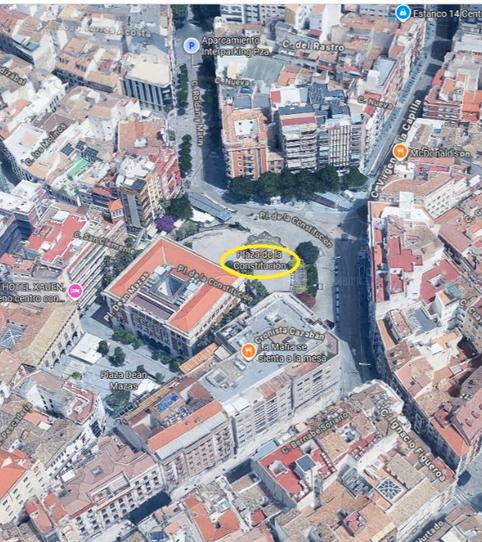 Foto 2 de Garatge de lloguer a Calle Chinchilla, 7, San Ildefonso - Catedral,  Jaén Capital