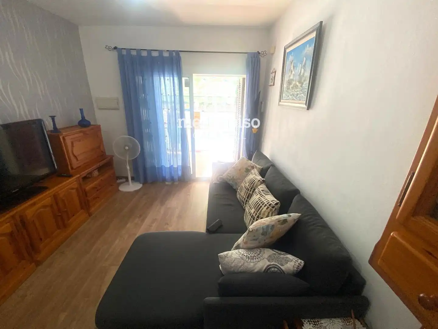 Sala de estar de Piso en venta en Calafell con Calefacción y Terraza