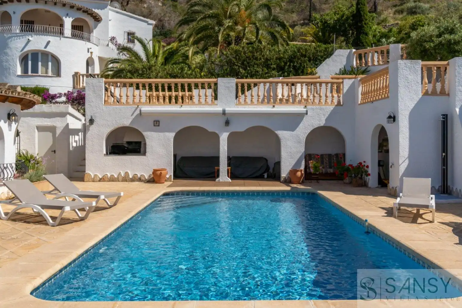 Exterior view of Houses for sale in Jávea / Xàbia  with Air Conditioner, Terrace and Storage room