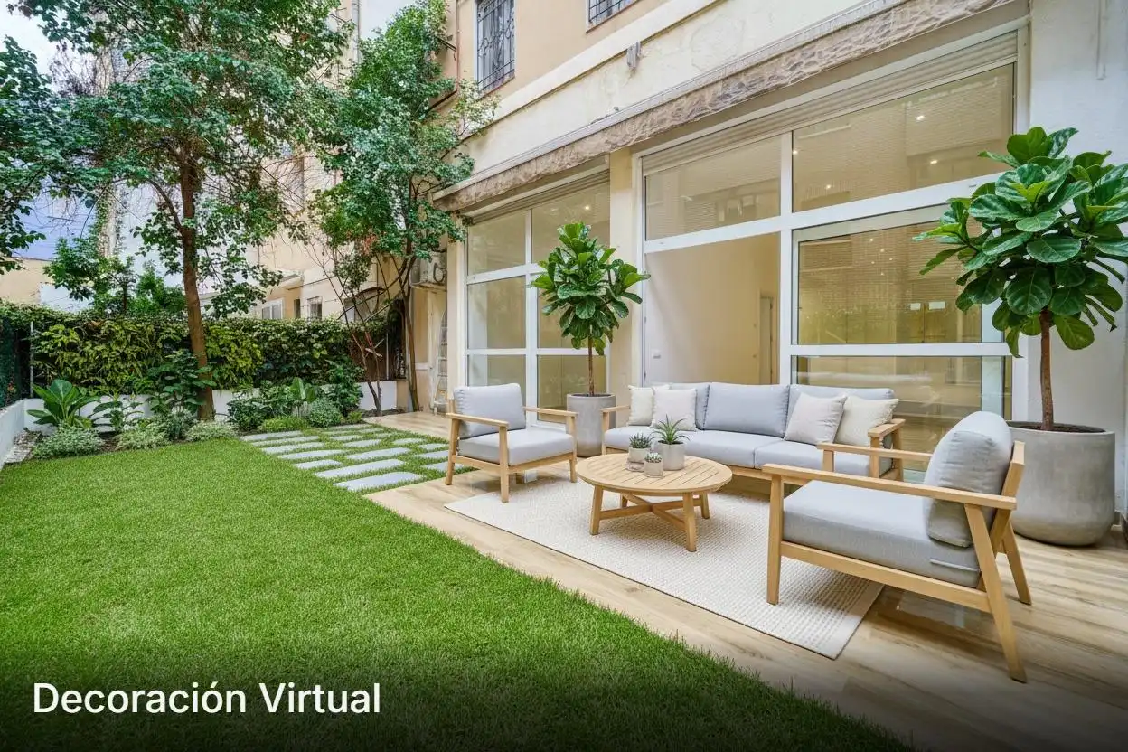 Terraza de Planta baja en venta en  Madrid Capital con Calefacción y Terraza