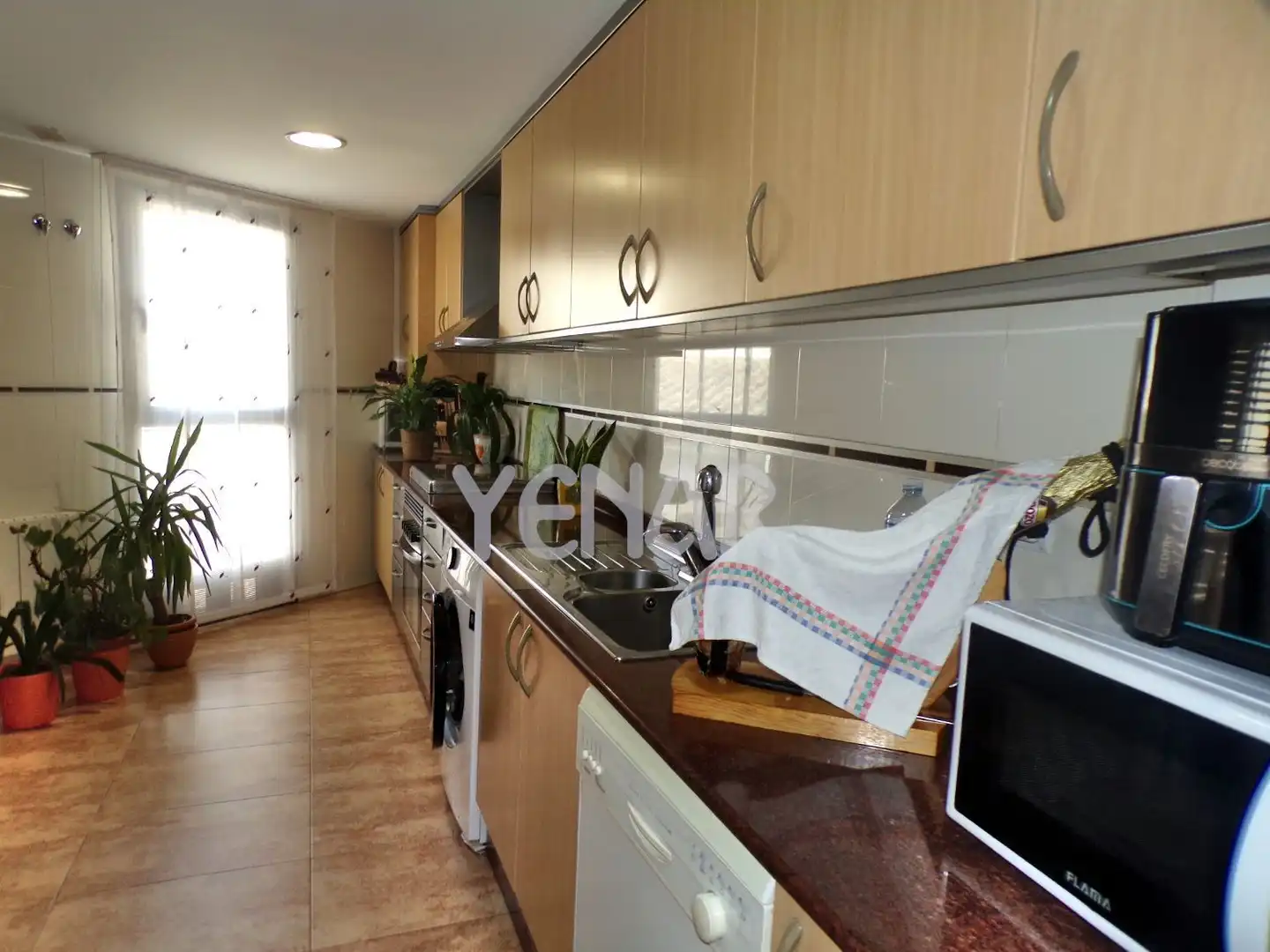 Küche von Maisonette zum Verkauf in Castalla mit Klimaanlage, Heizung und Abstellraum