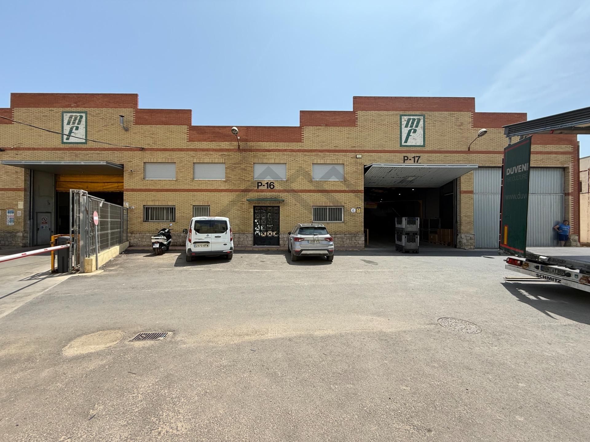 Vista exterior de Nave industrial de alquiler en Beniparrell