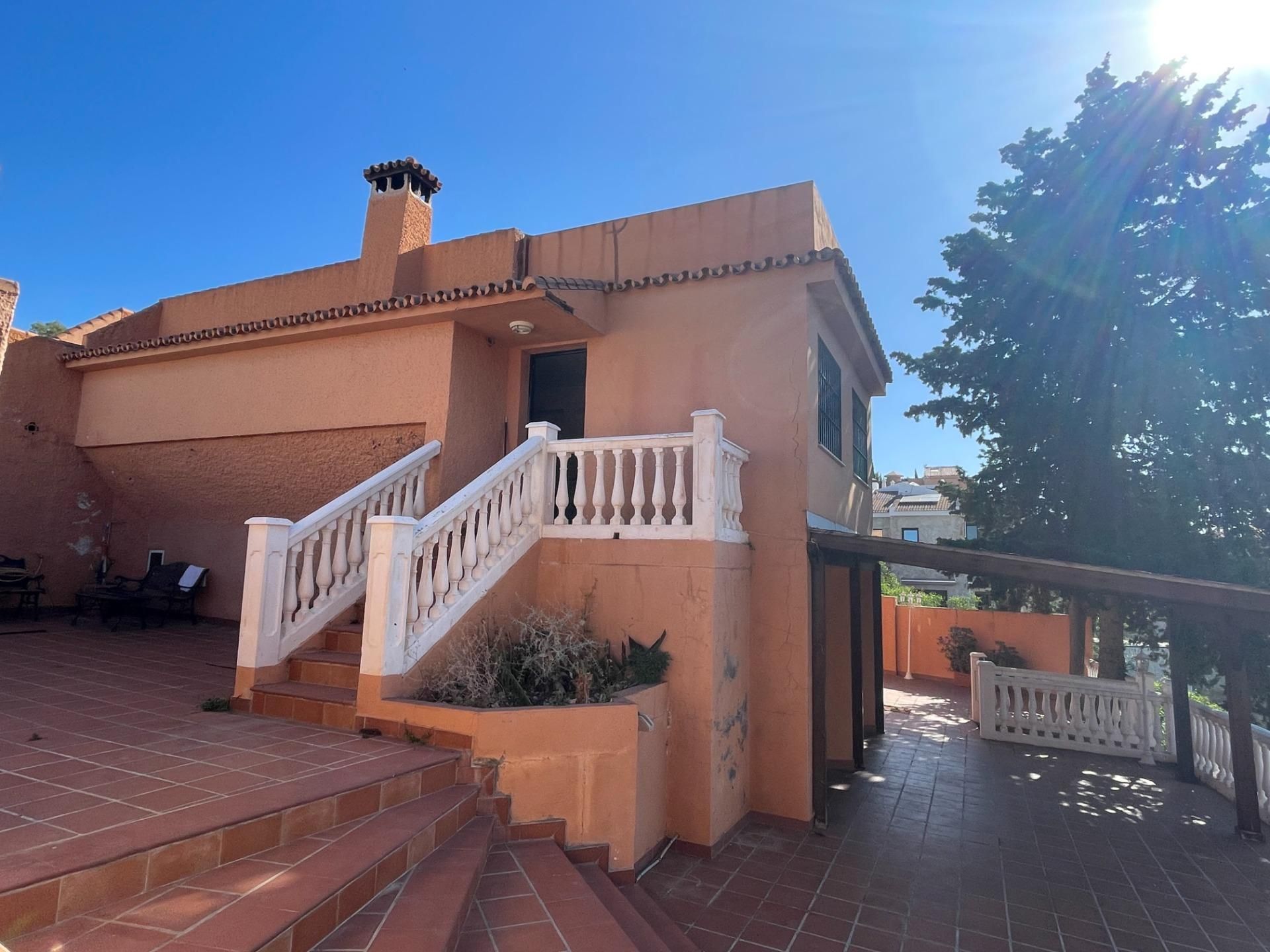 Exterior view of House or chalet for sale in Málaga Capital  with Private garden, Terrace and Storage room