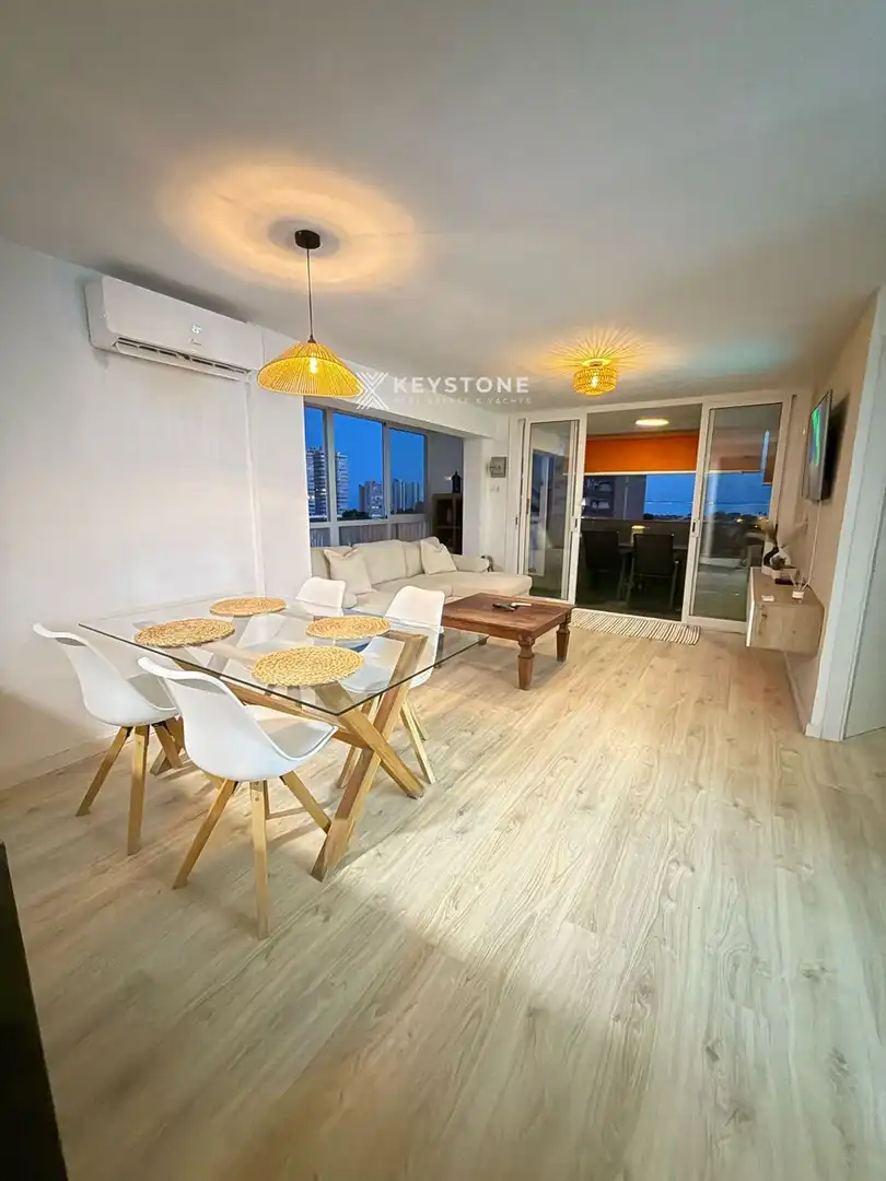 Sala d'estar de Pis de lloguer en Alicante / Alacant amb Aire condicionat, Calefacció i Terrassa