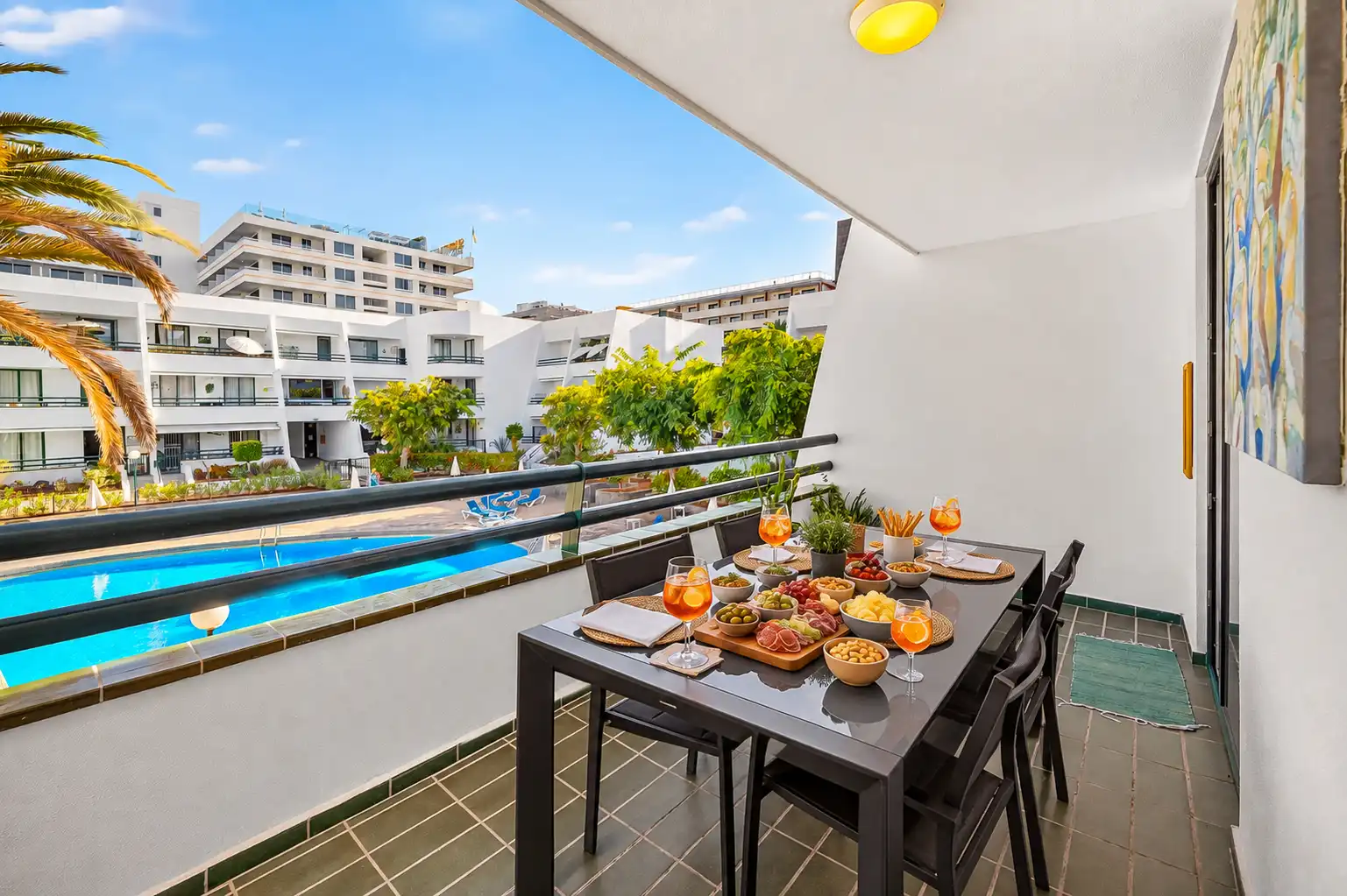 Terrace of Flat for sale in Playa de las Américas