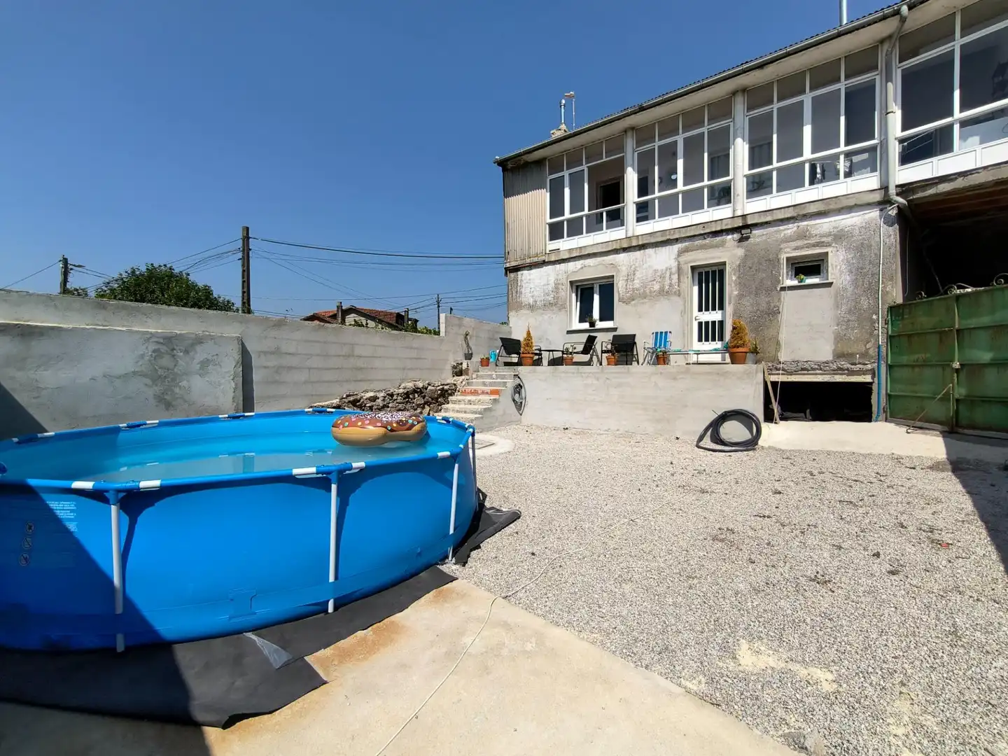 Piscina de Casa adosada en venda en Pontevedra Capital  amb Terrassa i Traster