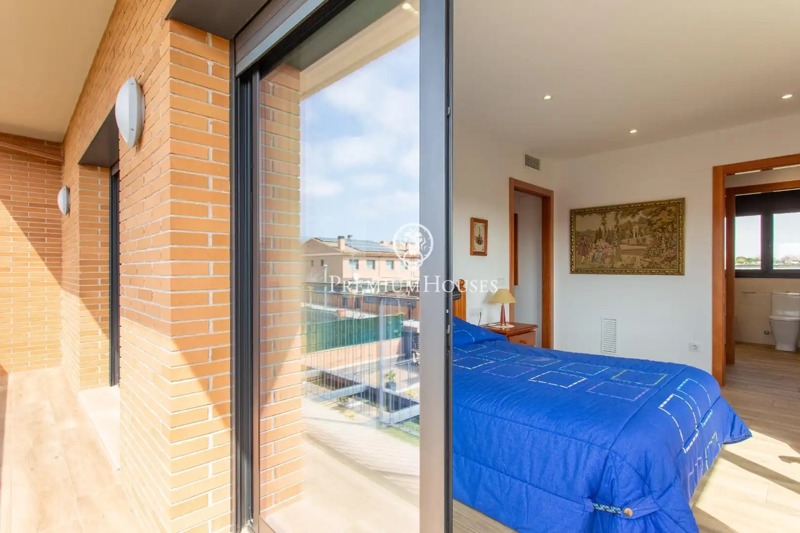 Dormitori de Casa o xalet en venda en Cabrera de Mar amb Calefacció, Jardí privat i Parquet