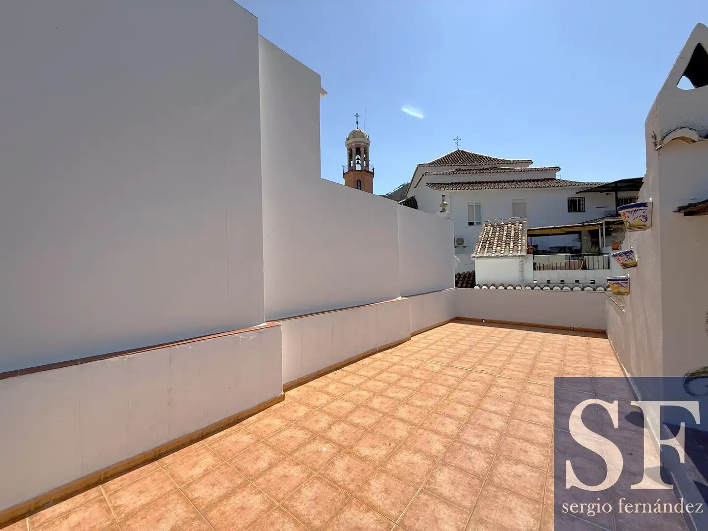 Terraza de Casa adosada en venta en Cómpeta
