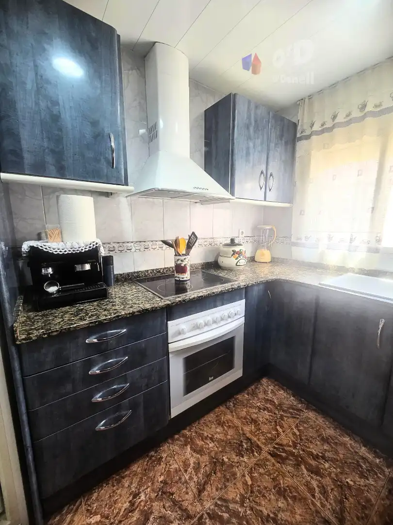 Kitchen of Flat for sale in Calafell  with Heating and Balcony