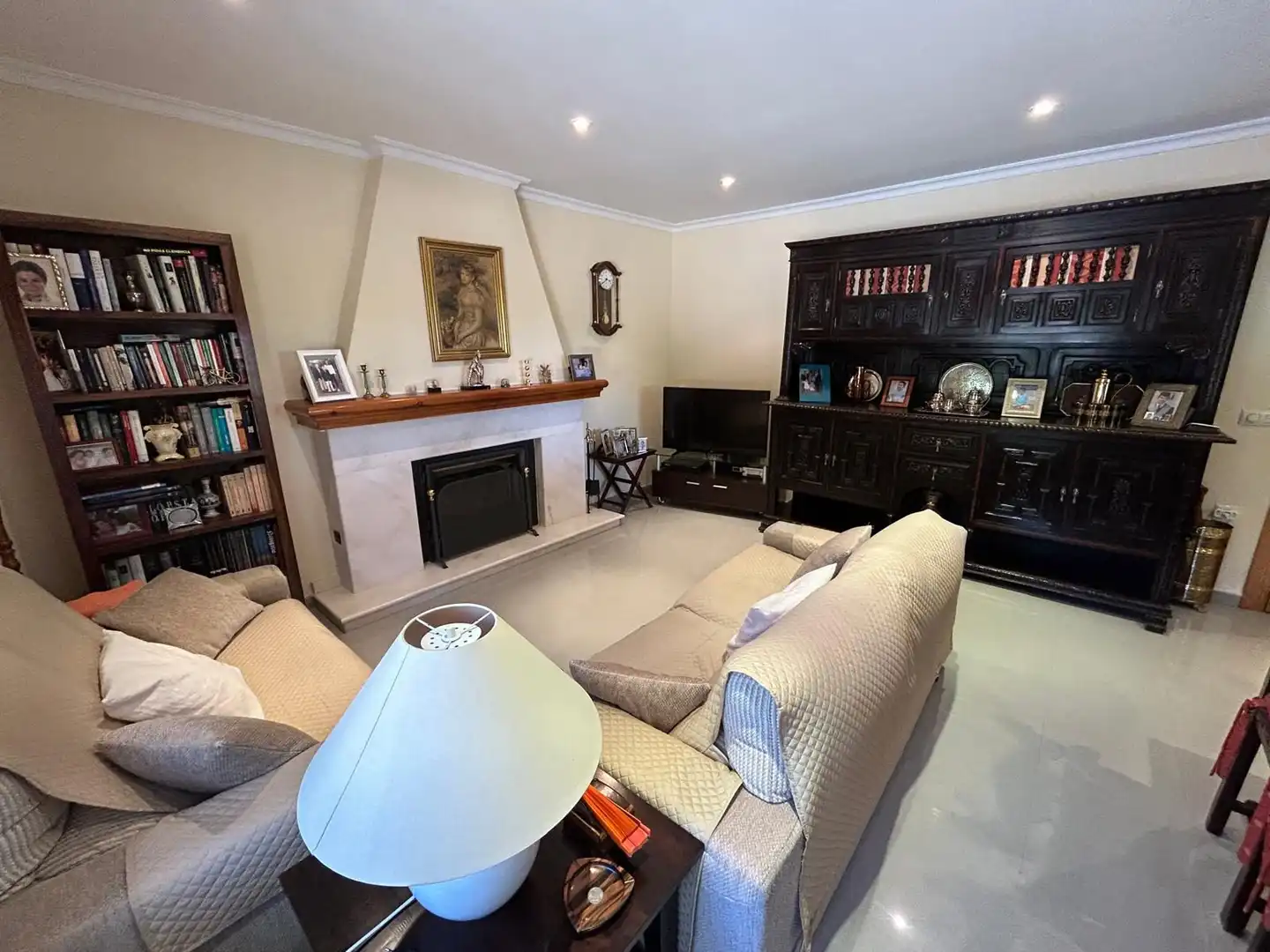 Living room of Houses for sale in Alcolea de Calatrava  with Air Conditioner, Heating and Terrace