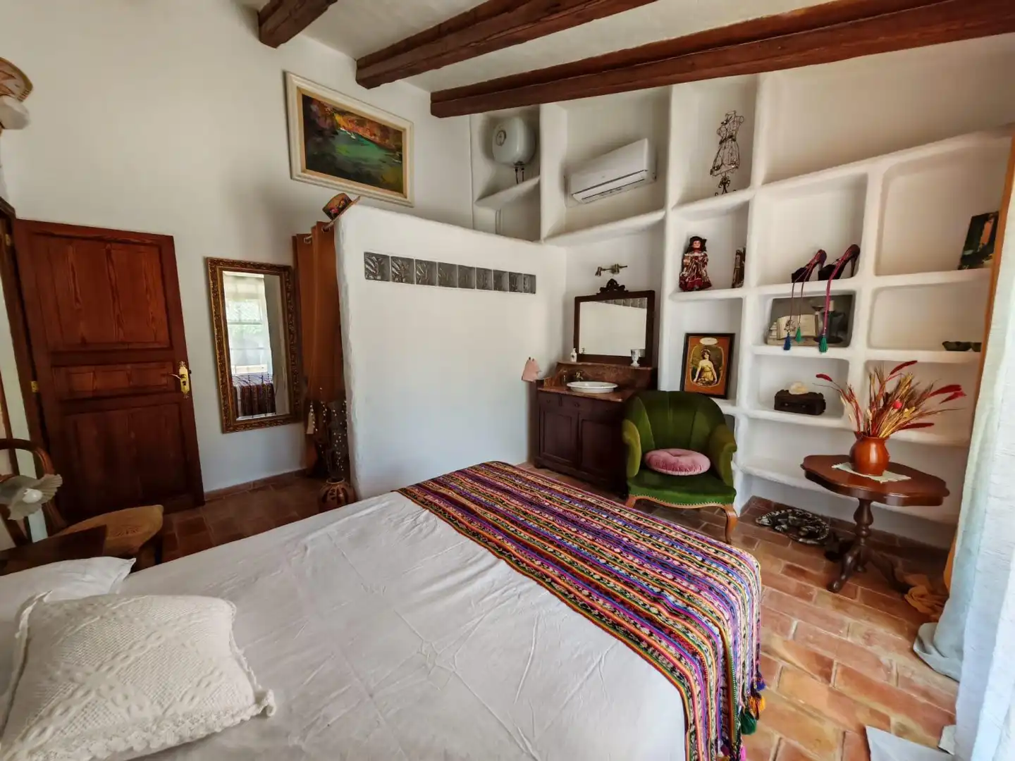 Habitación de Finca rústica en venta en Algaida con Aire acondicionado, Calefacción y Jardín privado