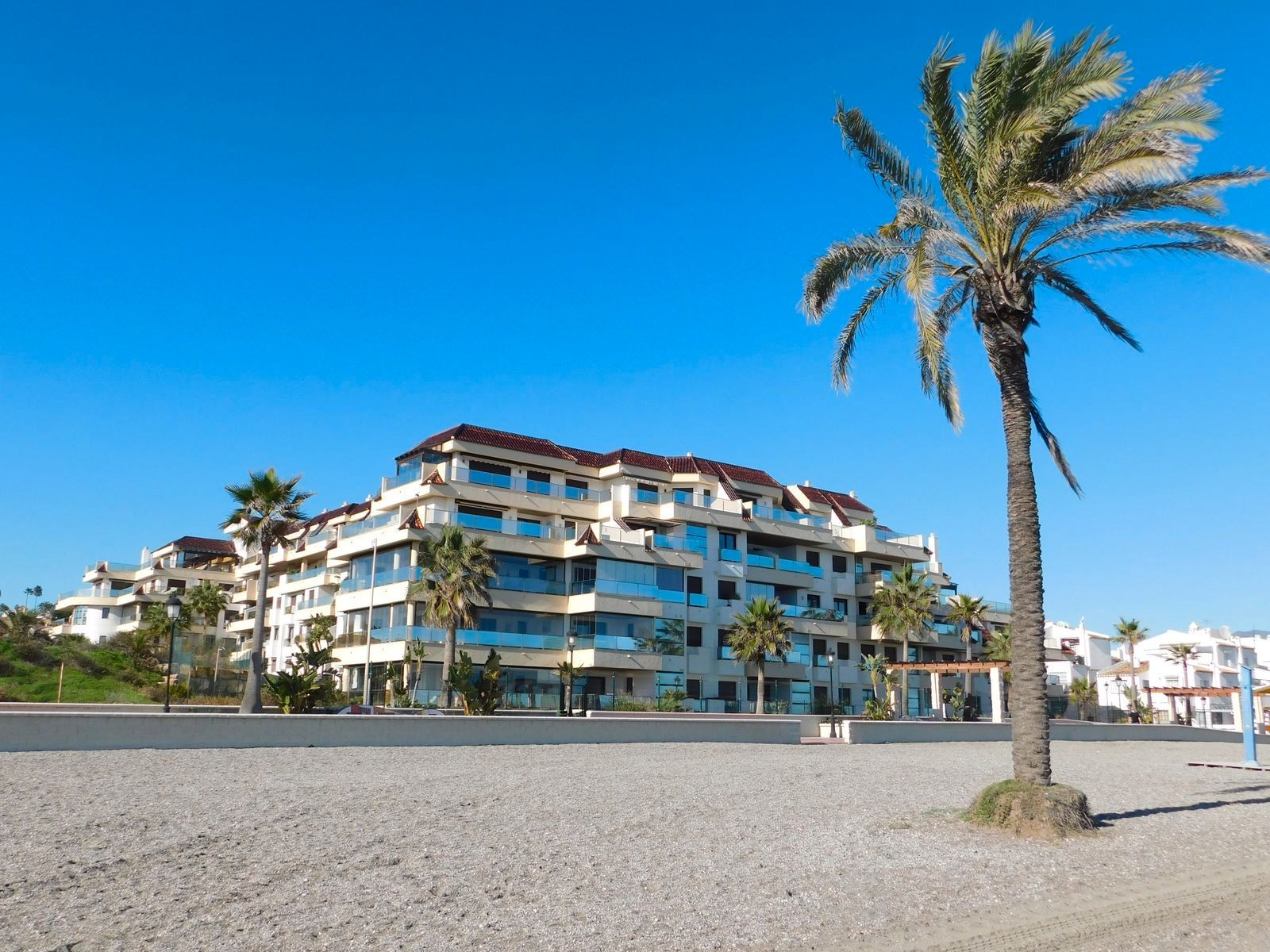 Exterior view of Flat for sale in Manilva  with Air Conditioner, Terrace and Storage room