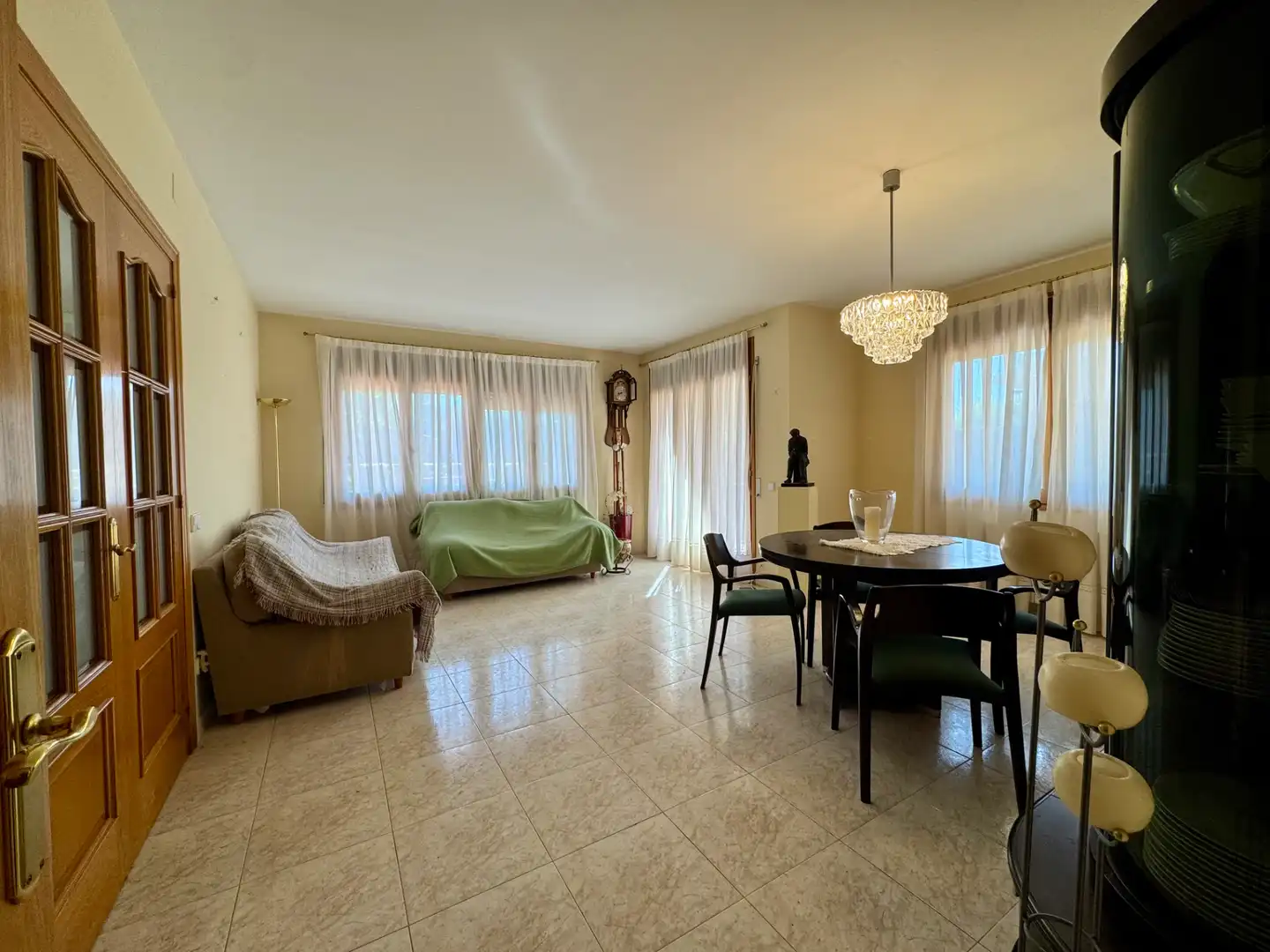 Sala de estar de Casa o chalet en venta en Sant Esteve de Palautordera con Aire acondicionado, Jardín privado y Terraza
