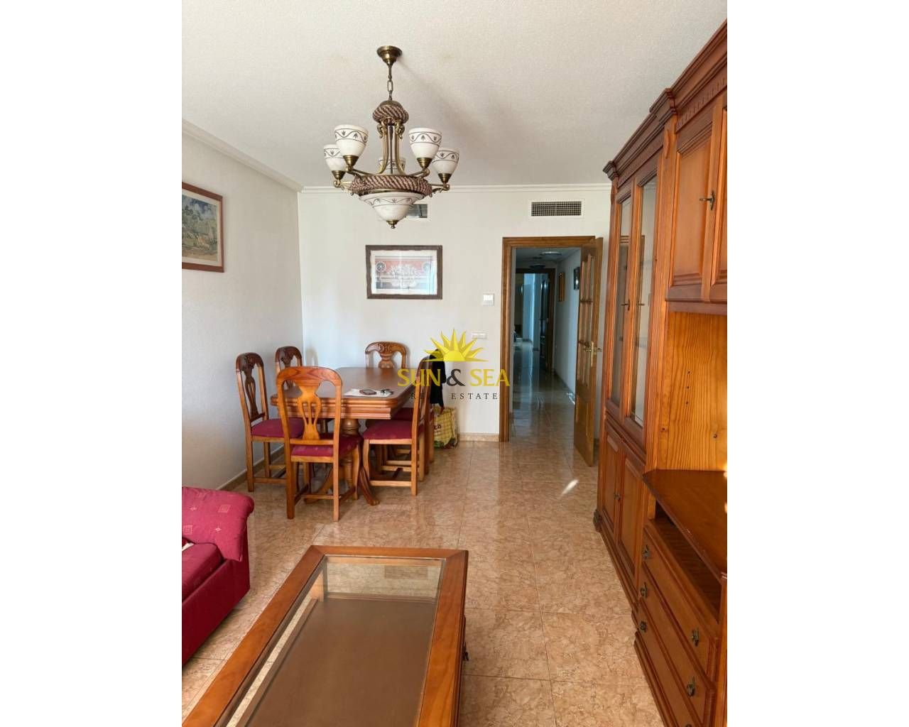 Dining room of Apartment to rent in Almoradí  with Air Conditioner, Heating and Furnished
