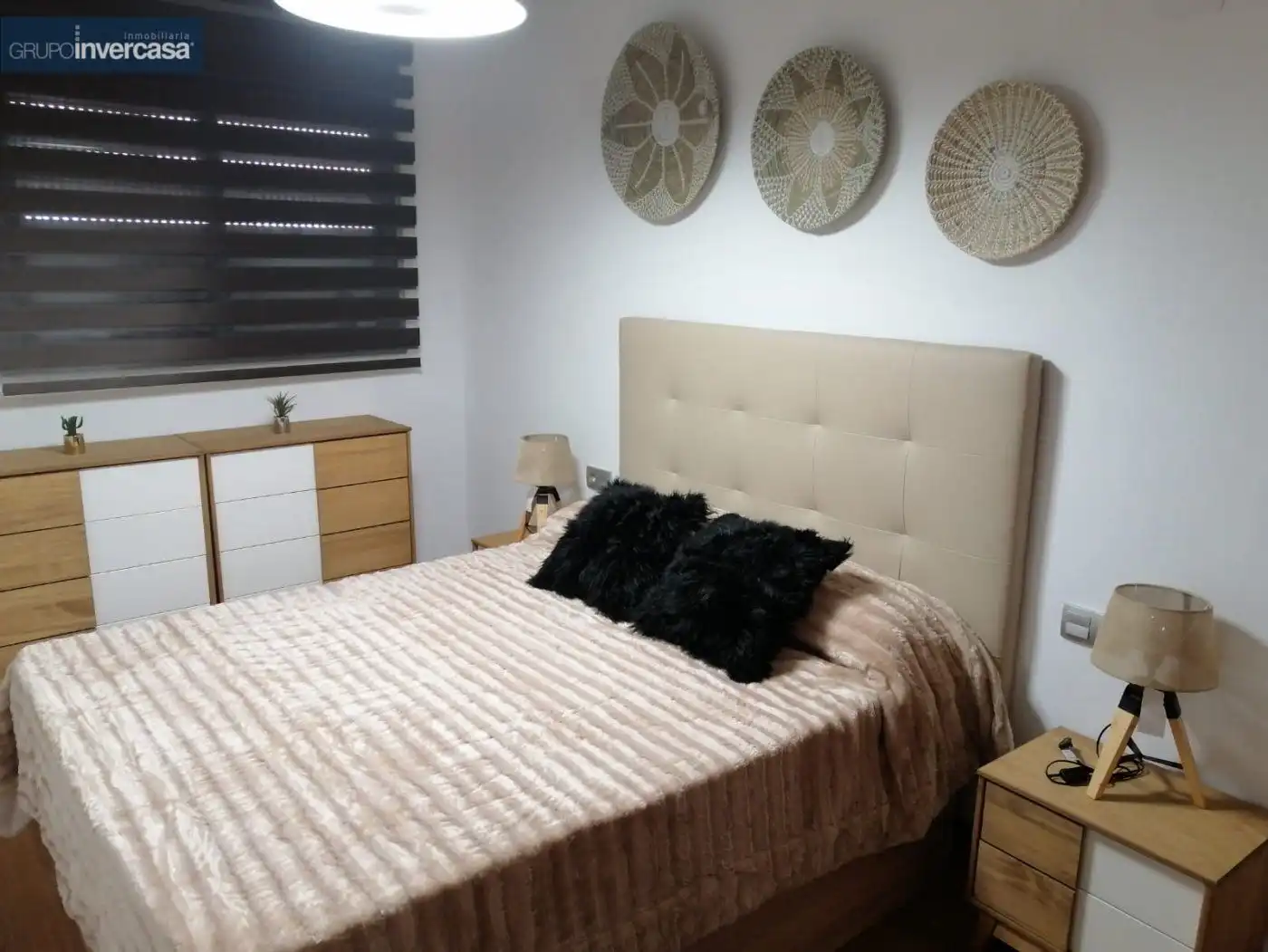 Schlafzimmer von Wohnung zur Miete in Quart de Poblet mit Klimaanlage, Heizung und Möbliert