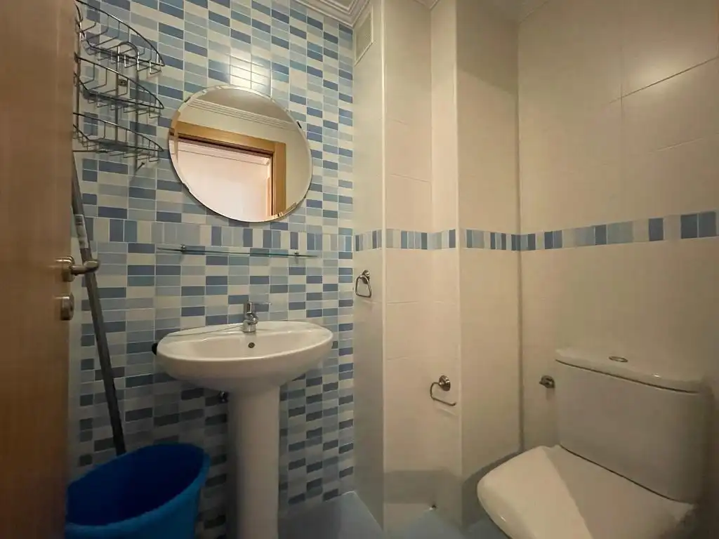 Bathroom of Apartments for rent in Ponferrada  with Heating, Furnished and Balcony