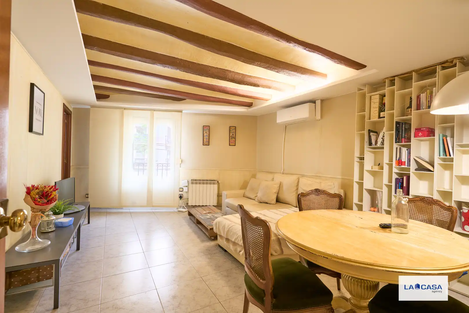 Living room of Flat for sale in Barcelona  with Terrace and Balcony