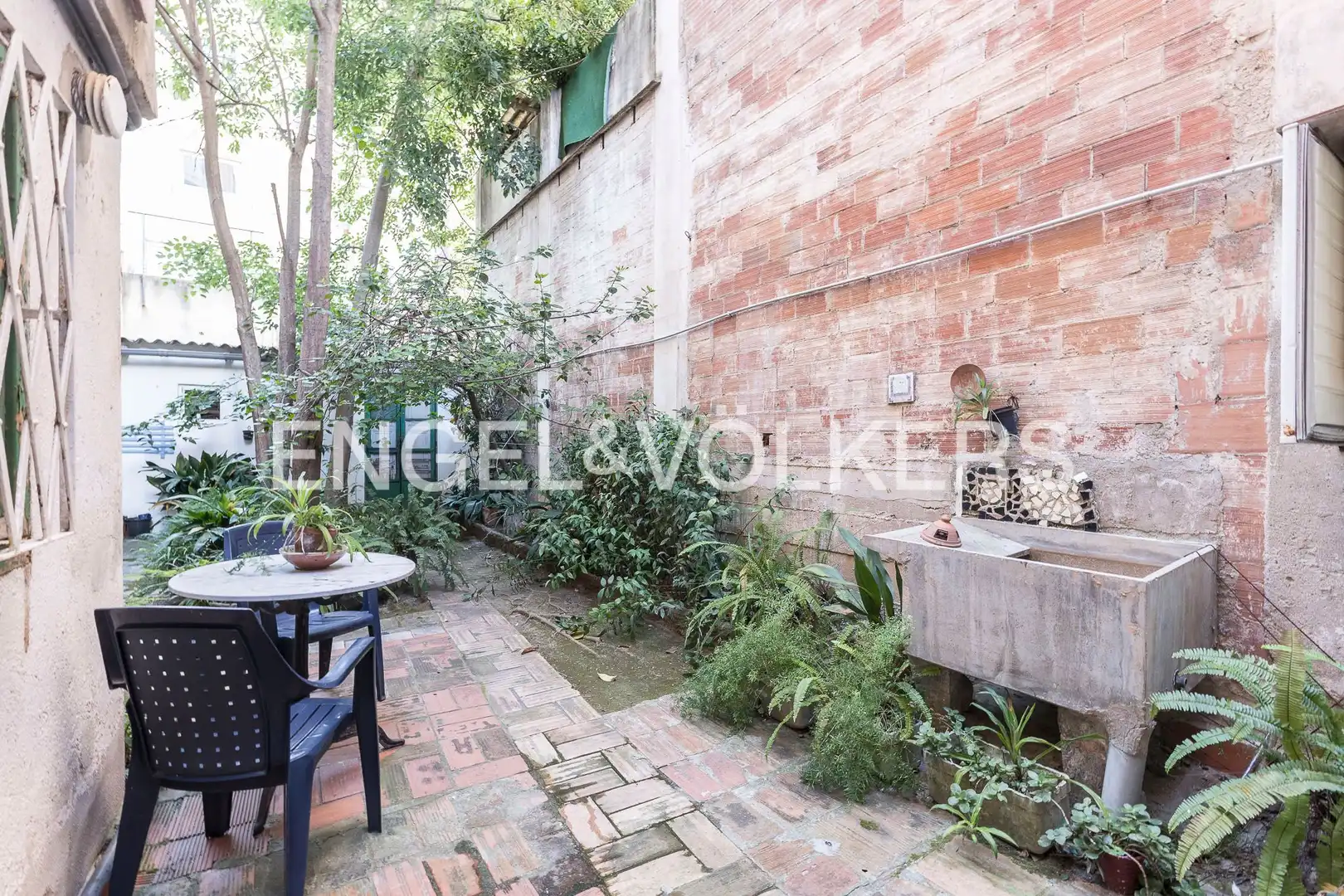 Terraza de Casa adosada en venta en Barcelona con Calefacción y Jardín privado