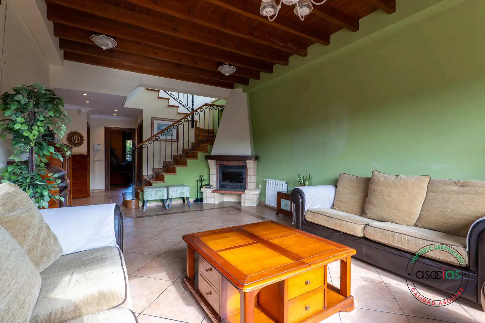 Sala de estar de Casa o chalet en venta en Gijón  con Calefacción, Terraza y Trastero