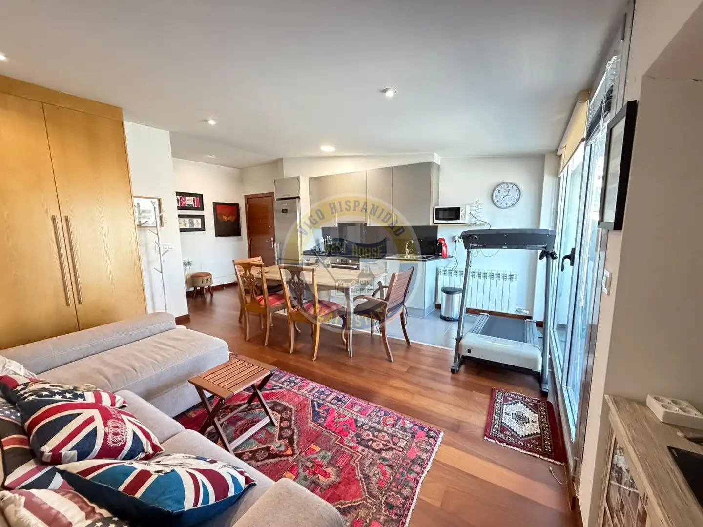 Living room of Study for sale in Vigo   with Heating, Parquet flooring and Terrace