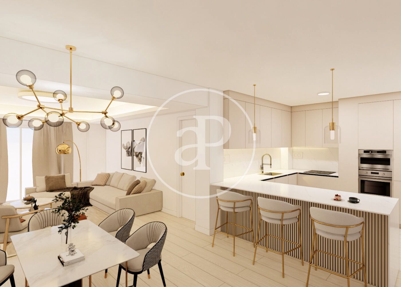 Cuina de Pis en venda en  Madrid Capital amb Aire condicionat, Calefacció i Terrassa