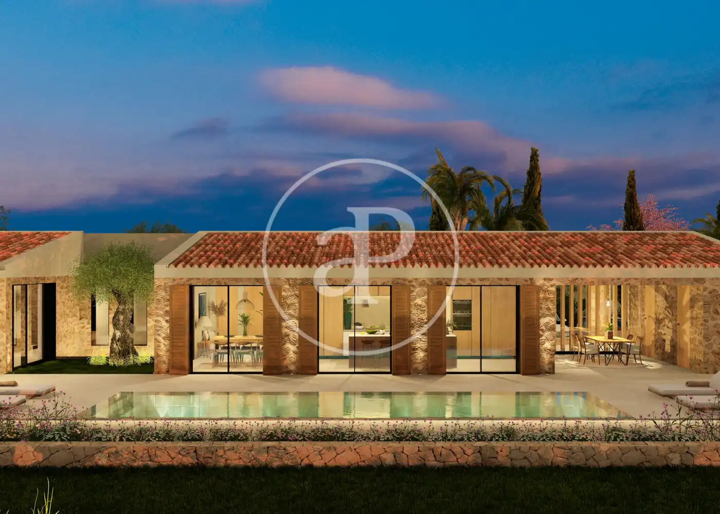 Vista exterior de Casa o chalet en venta en Sa Pobla con Aire acondicionado, Calefacción y Jardín privado