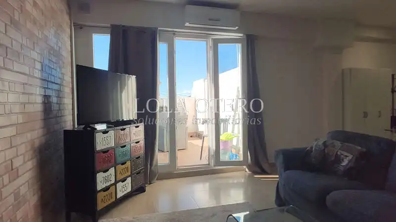 Living room of Attic for rent in Valencia  with Air Conditioner, Heating and Terrace