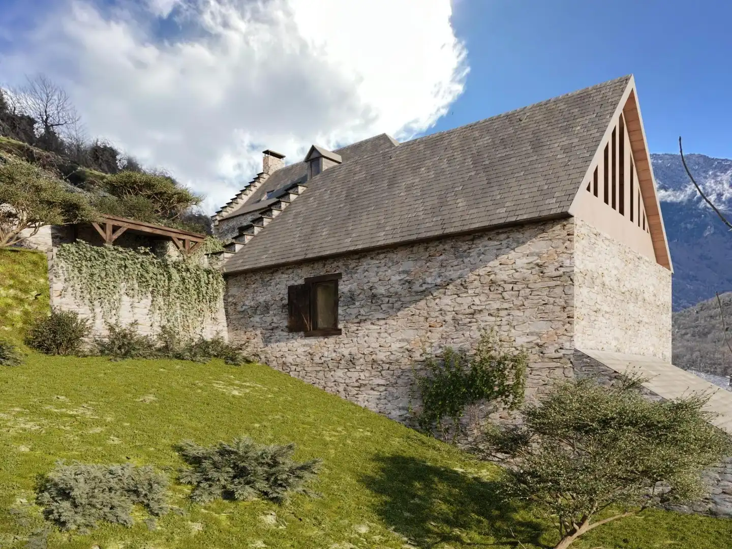 Exterior view of Houses for sale in Bausen