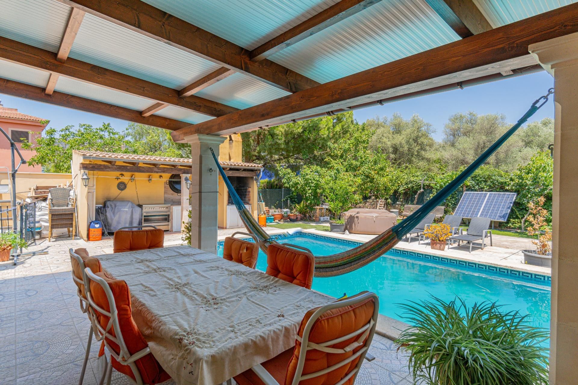 Garden of Single-family semi-detached for sale in Bunyola  with Air Conditioner, Private garden and Terrace