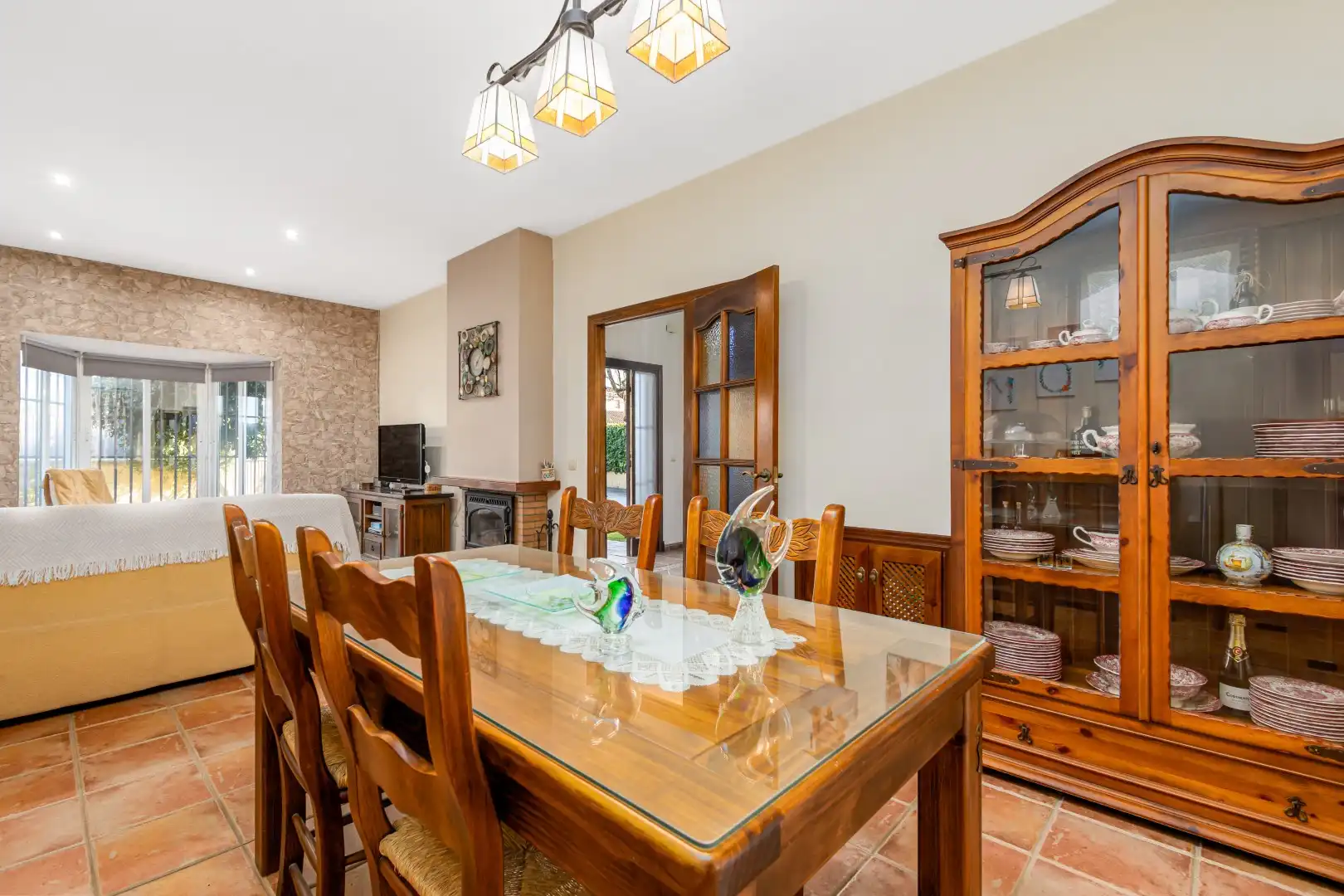 Dining room of Houses for sale in El Puerto de Santa María  with Air Conditioner, Private garden and Terrace