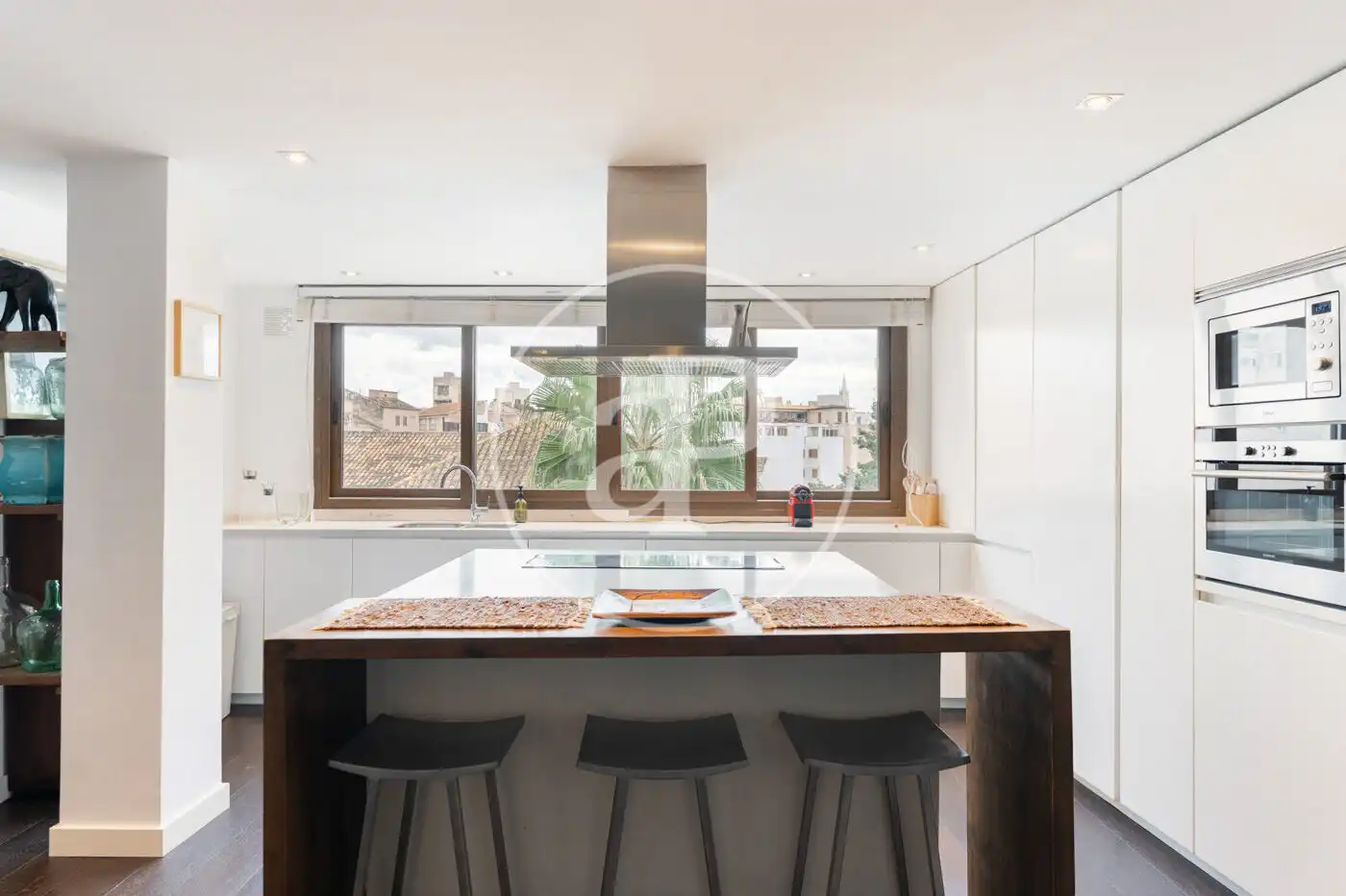 Cocina de Ático de alquiler en  Palma de Mallorca con Aire acondicionado, Calefacción y Terraza