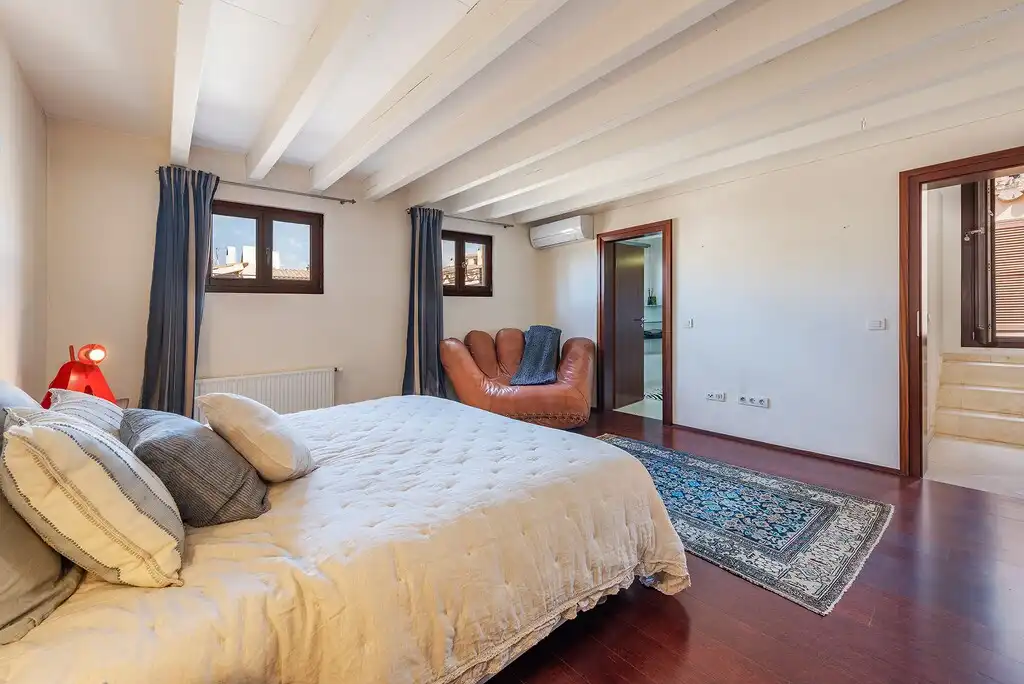 Dormitori de Apartament en venda en  Palma de Mallorca amb Aire condicionat, Calefacció i Terrassa