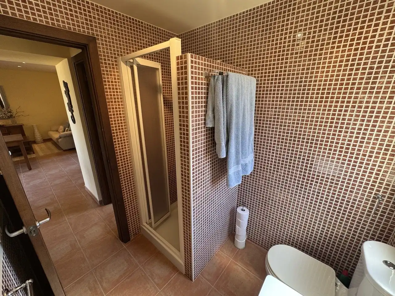 Bathroom of Apartments for sale in Vera  with Air Conditioner, Terrace and Swimming Pool