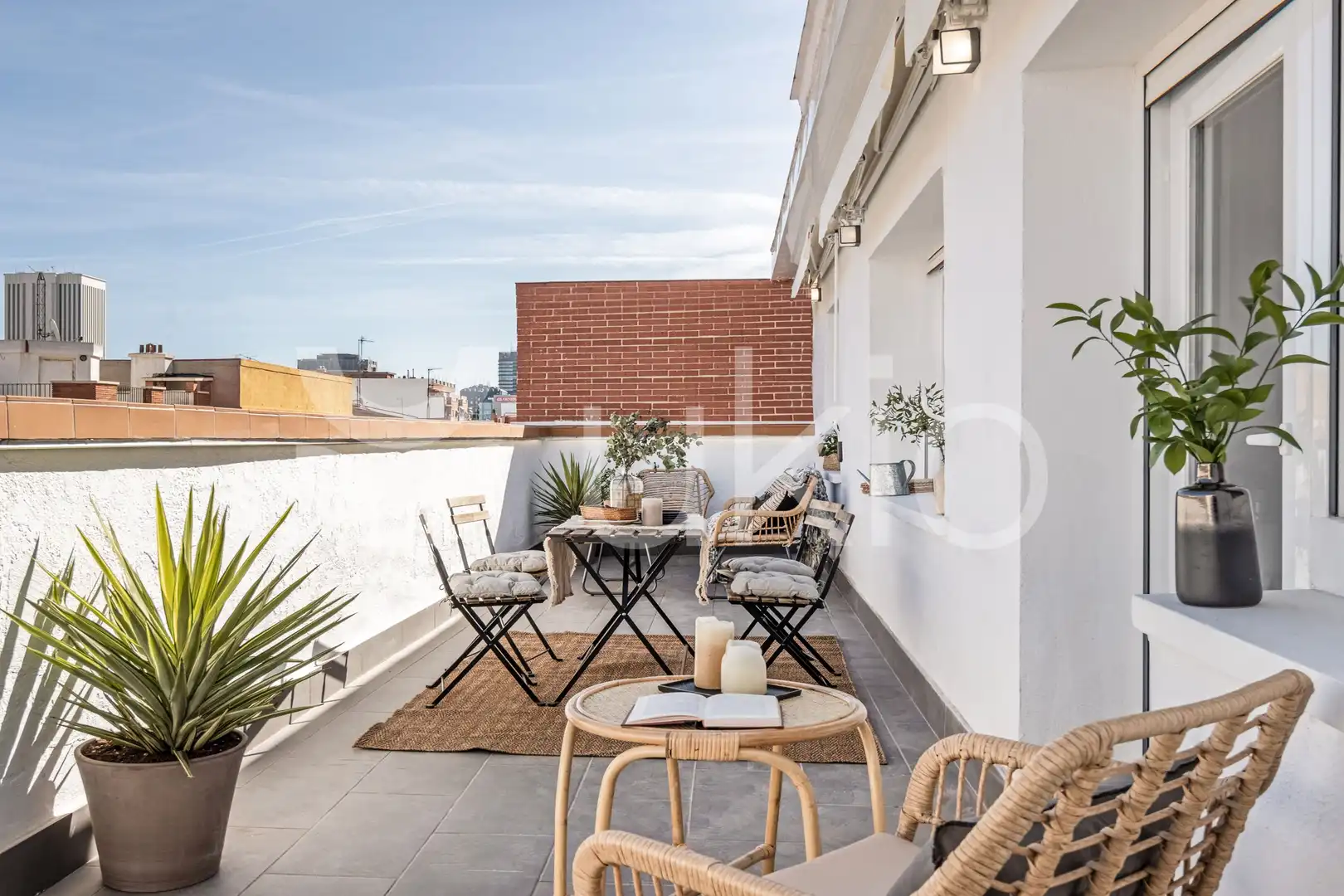 Terrassa de Apartament de lloguer en Madrid amb Terrassa, Moblat i Forn