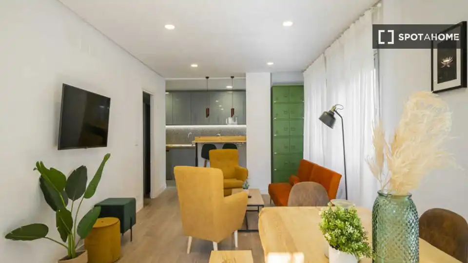 Living room of Flat for share in Moncloa - Aravaca