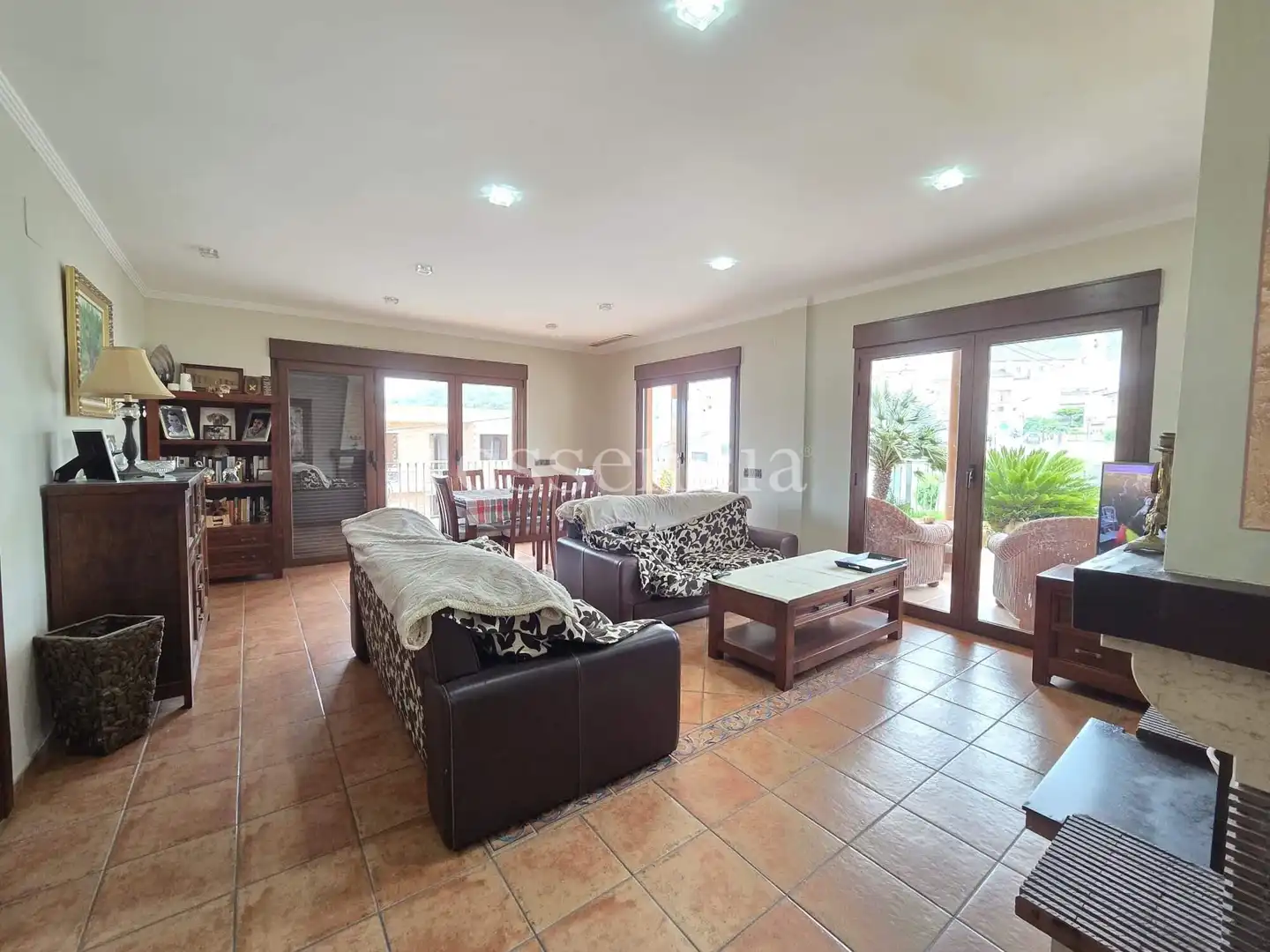 Living room of Houses for sale in Terrateig  with Air Conditioner, Private garden and Terrace