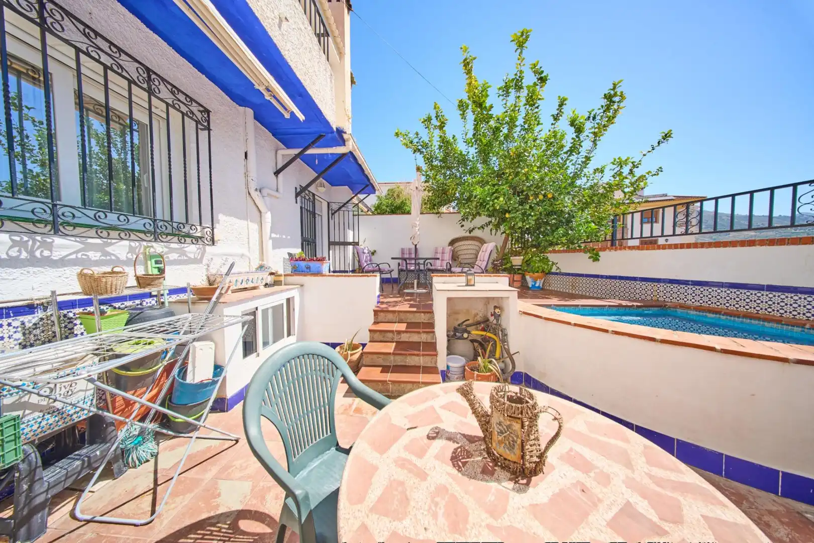 Terrassa de Casa adosada en venda en Órgiva amb Calefacció, Jardí privat i Terrassa