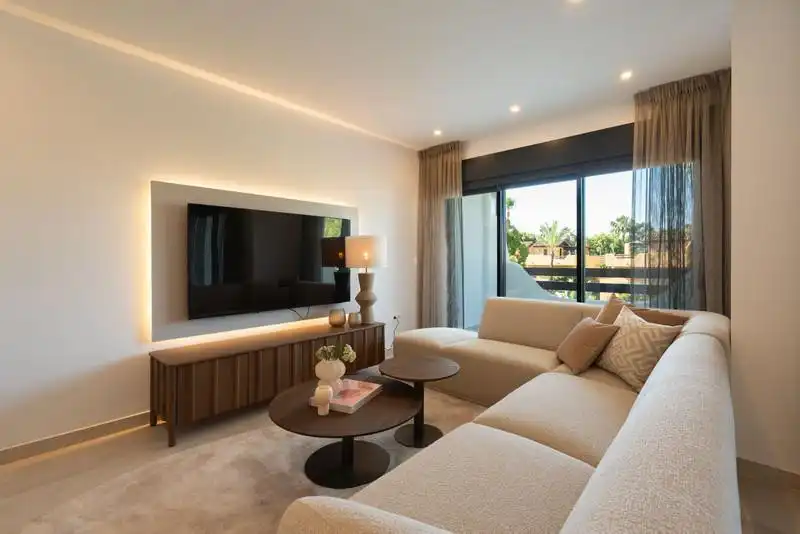 Living room of Detached homes for rent in Marbella  with Air Conditioner, Heating and Private garden